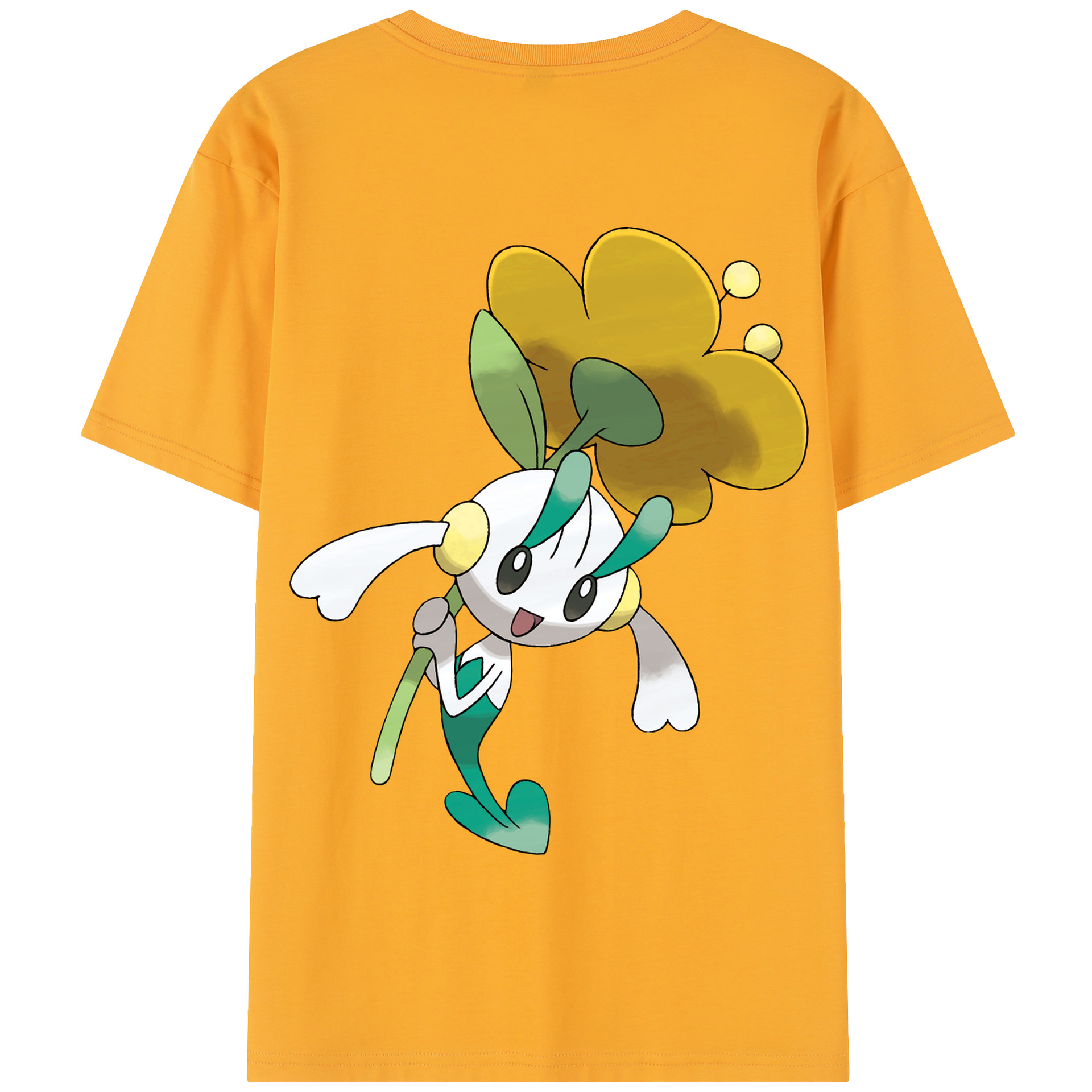 （画像用） ポケットモンスター Pokémon 綿100％半袖Tシャツ（背面プリント）