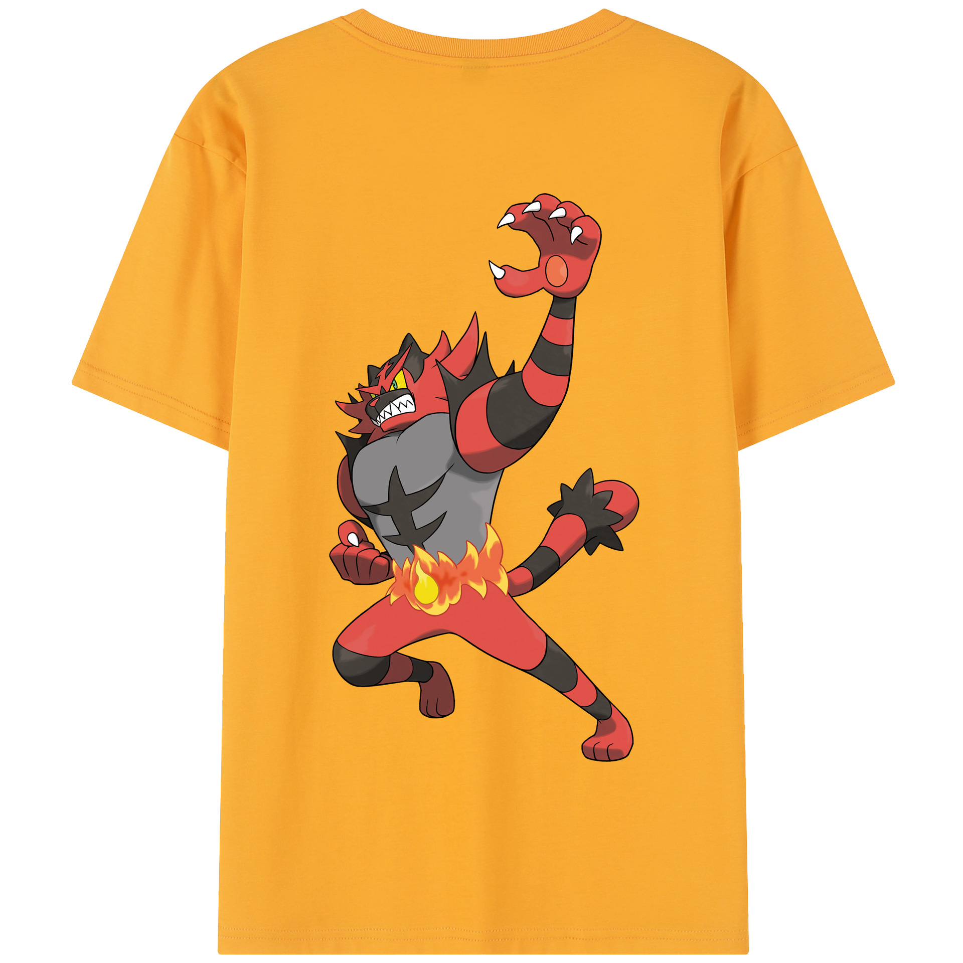 （画像用） ポケットモンスター Pokémon 綿100％半袖Tシャツ（背面プリント）