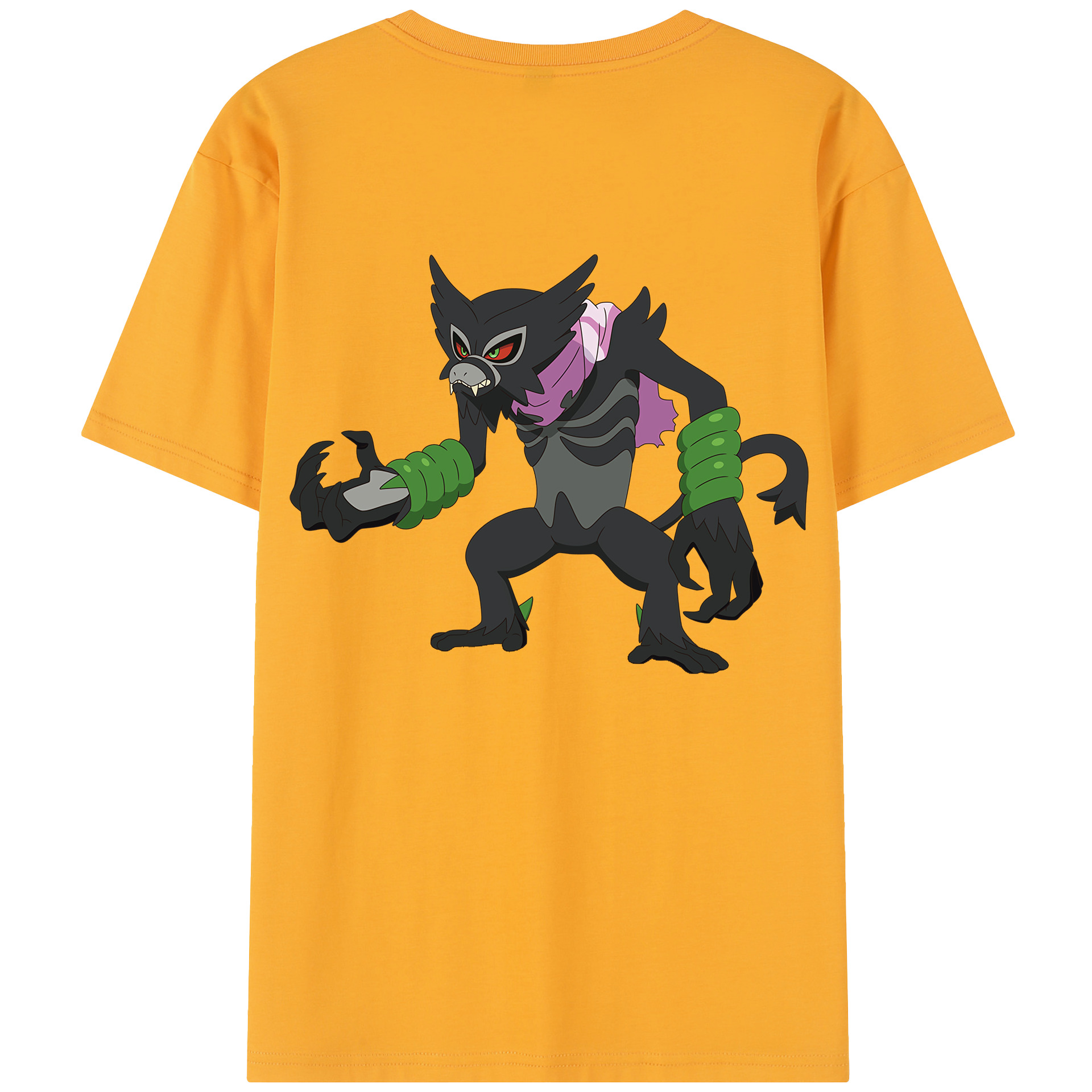 （画像用） ポケットモンスター Pokémon 綿100％半袖Tシャツ（背面プリント）