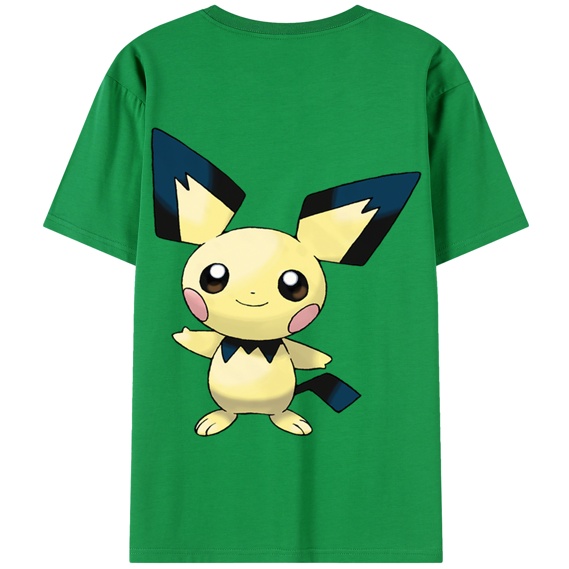 （画像用） ポケットモンスター Pokémon 綿100％半袖Tシャツ（背面プリント）