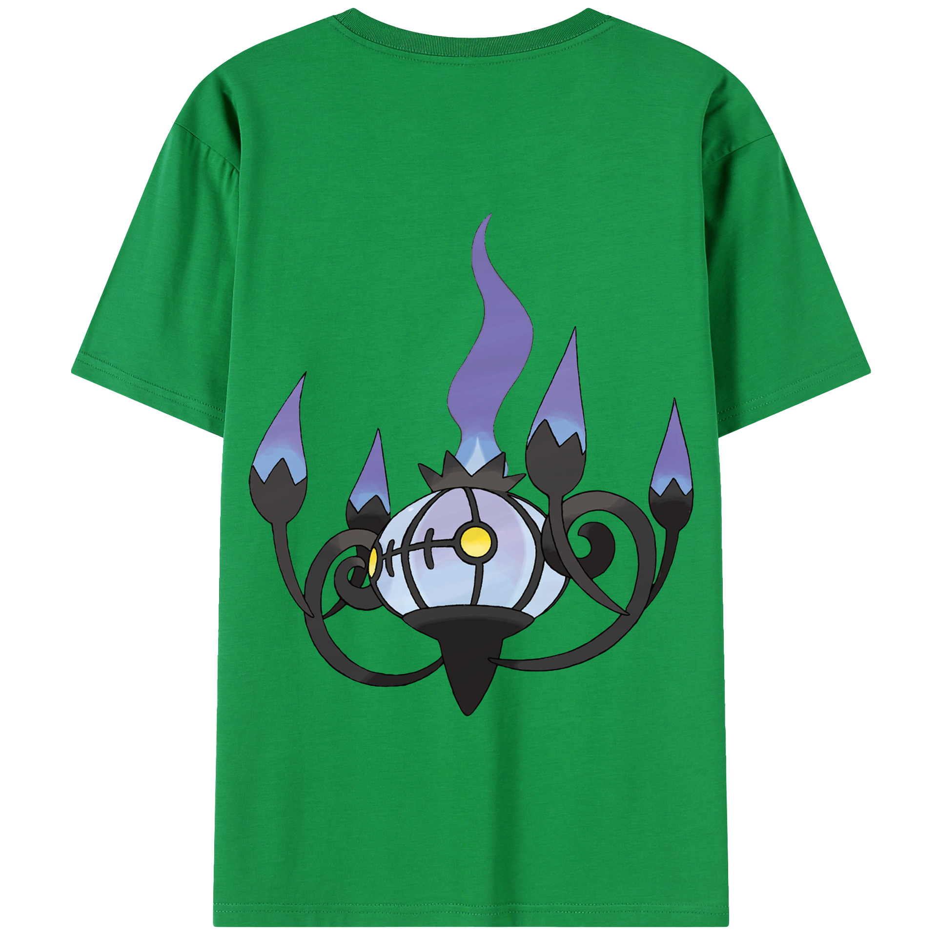 （画像用） ポケットモンスター Pokémon 綿100％半袖Tシャツ（背面プリント）