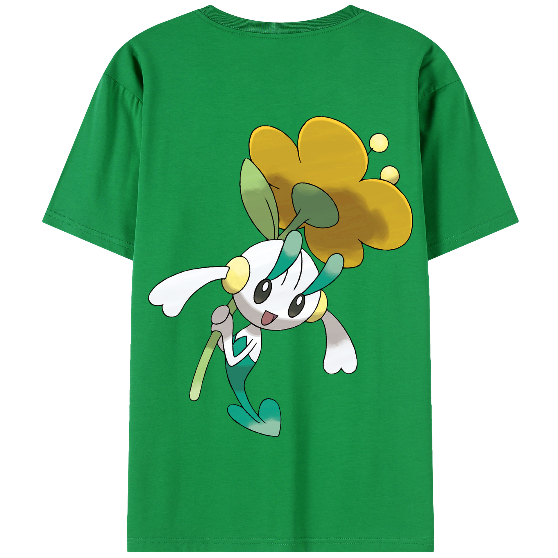 （画像用） ポケットモンスター Pokémon 綿100％半袖Tシャツ（背面プリント）