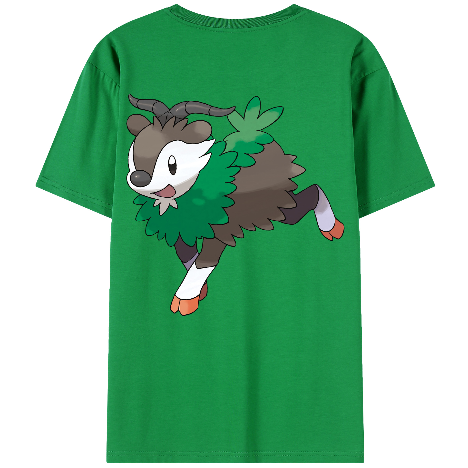 （画像用） ポケットモンスター Pokémon 綿100％半袖Tシャツ（背面プリント）