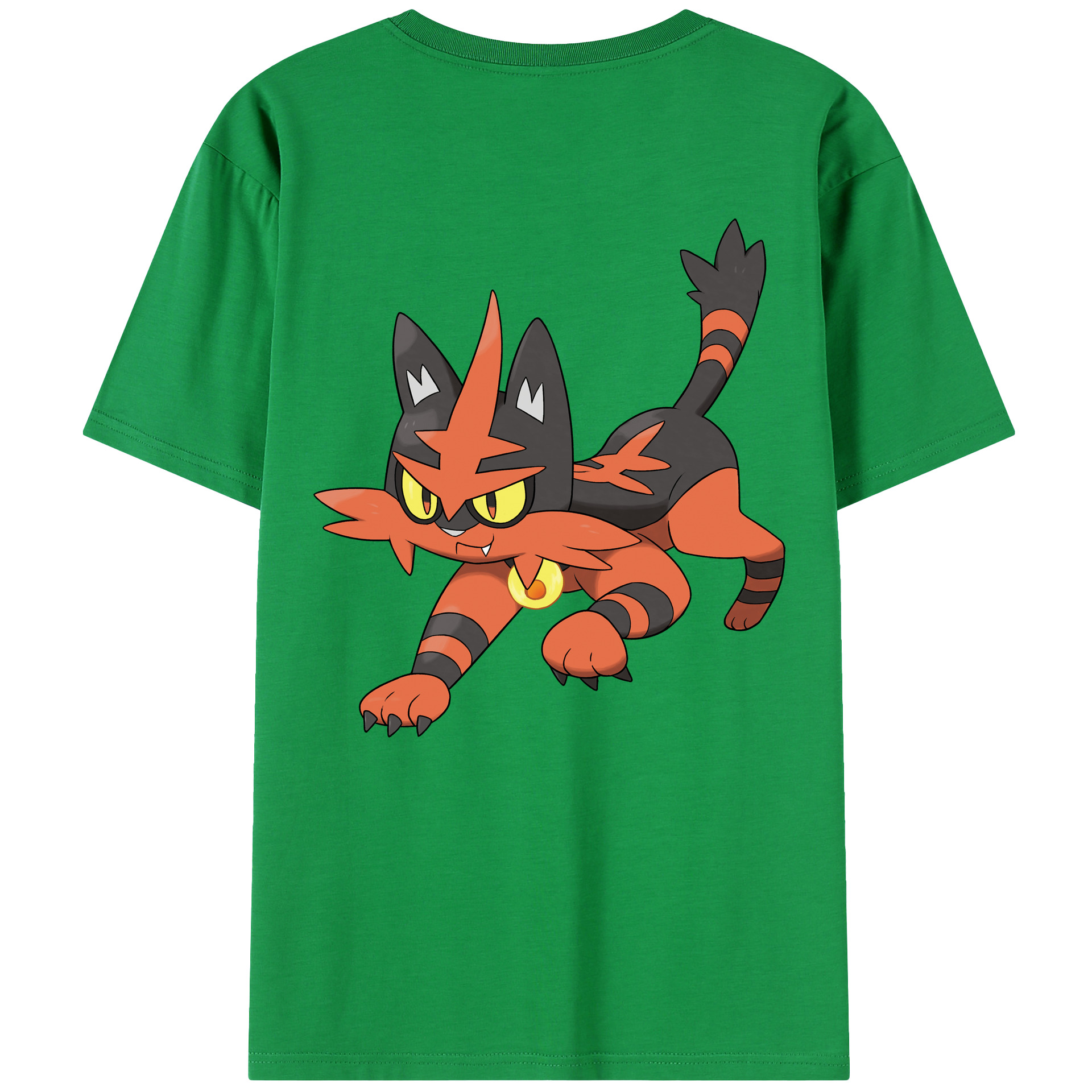 （画像用） ポケットモンスター Pokémon 綿100％半袖Tシャツ（背面プリント）