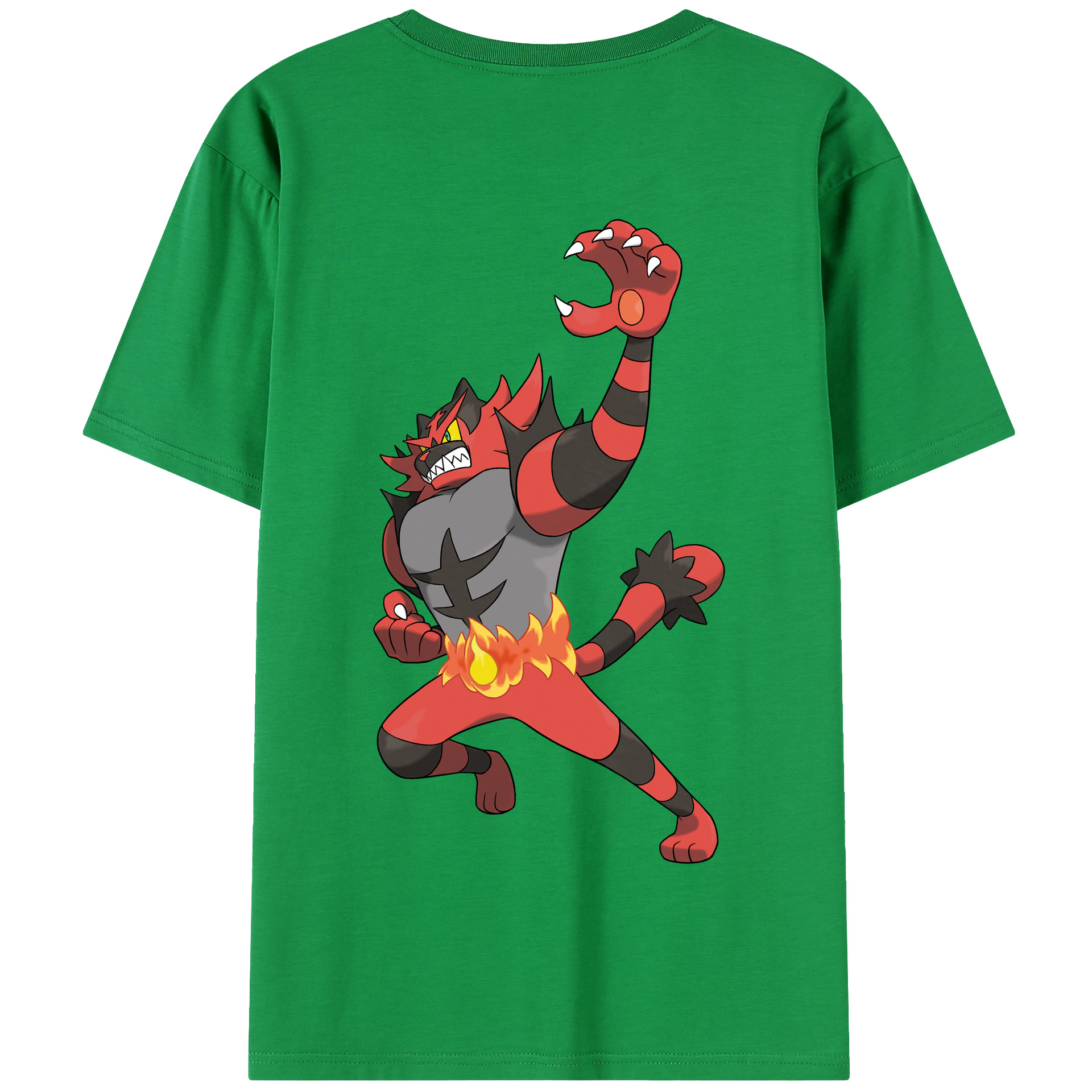 （画像用） ポケットモンスター Pokémon 綿100％半袖Tシャツ（背面プリント）