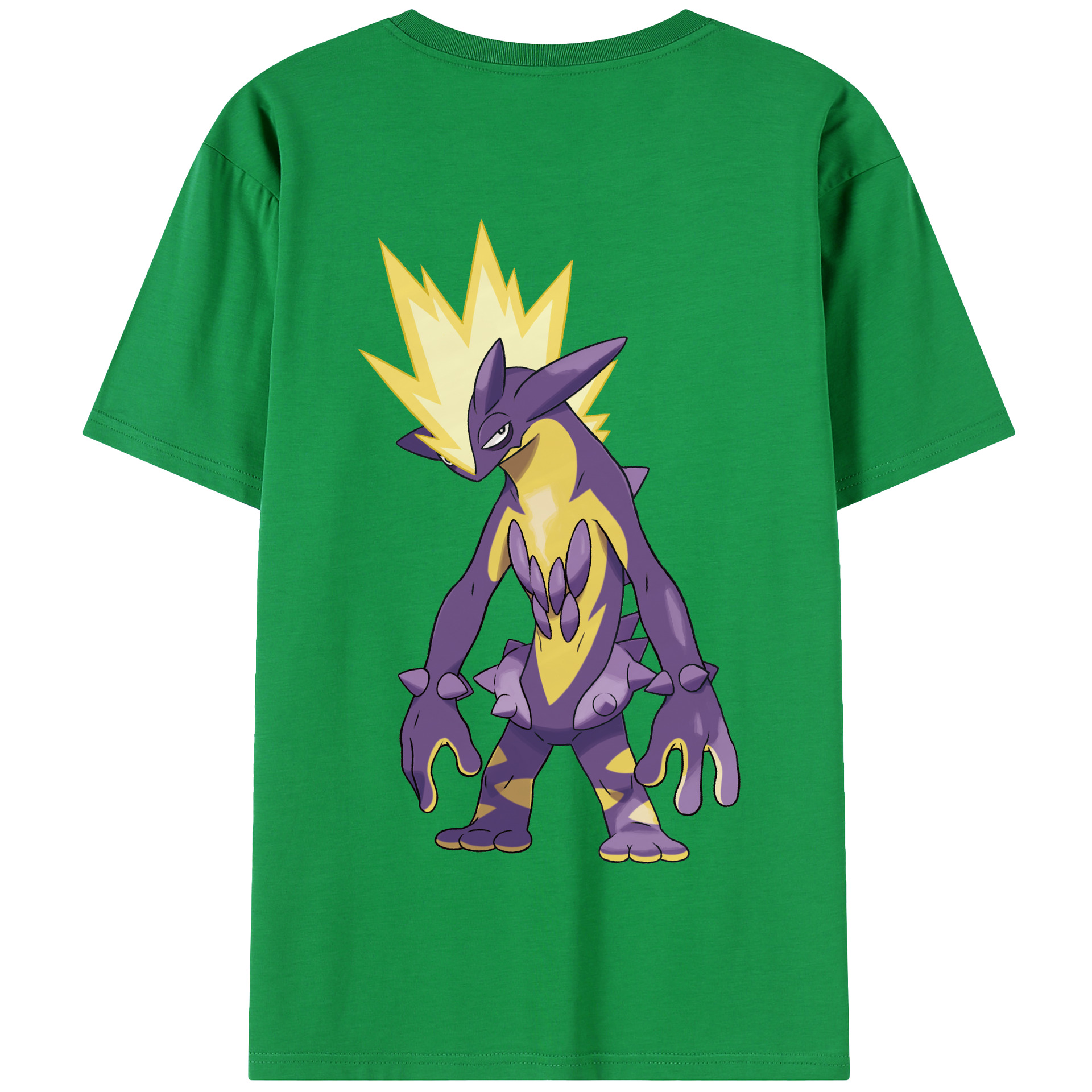 （画像用） ポケットモンスター Pokémon 綿100％半袖Tシャツ（背面プリント）