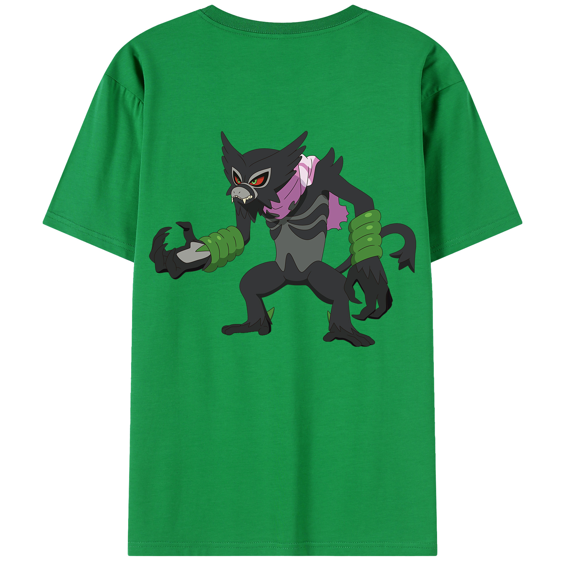 （画像用） ポケットモンスター Pokémon 綿100％半袖Tシャツ（背面プリント）