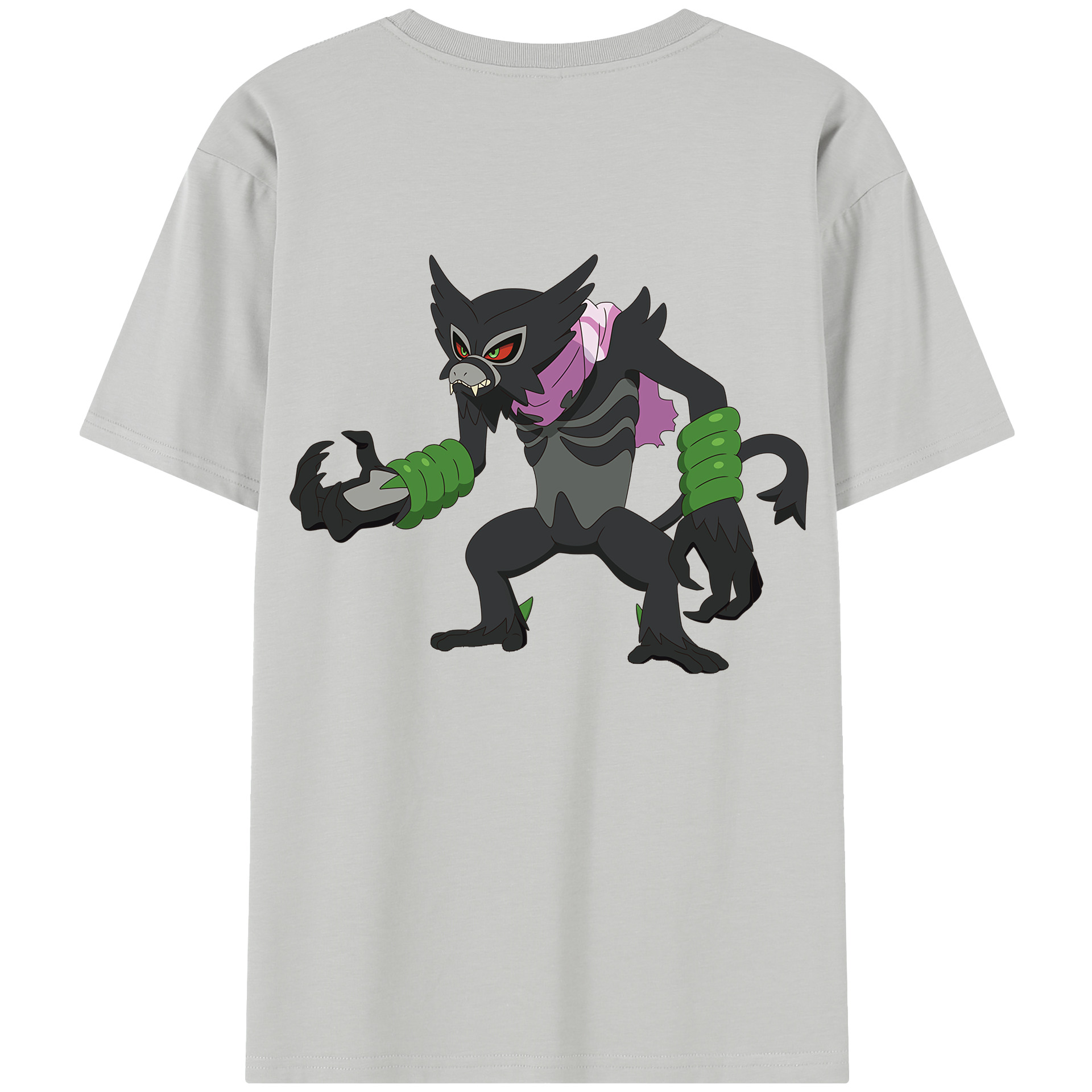 （画像用） ポケットモンスター Pokémon 綿100％半袖Tシャツ（背面プリント）