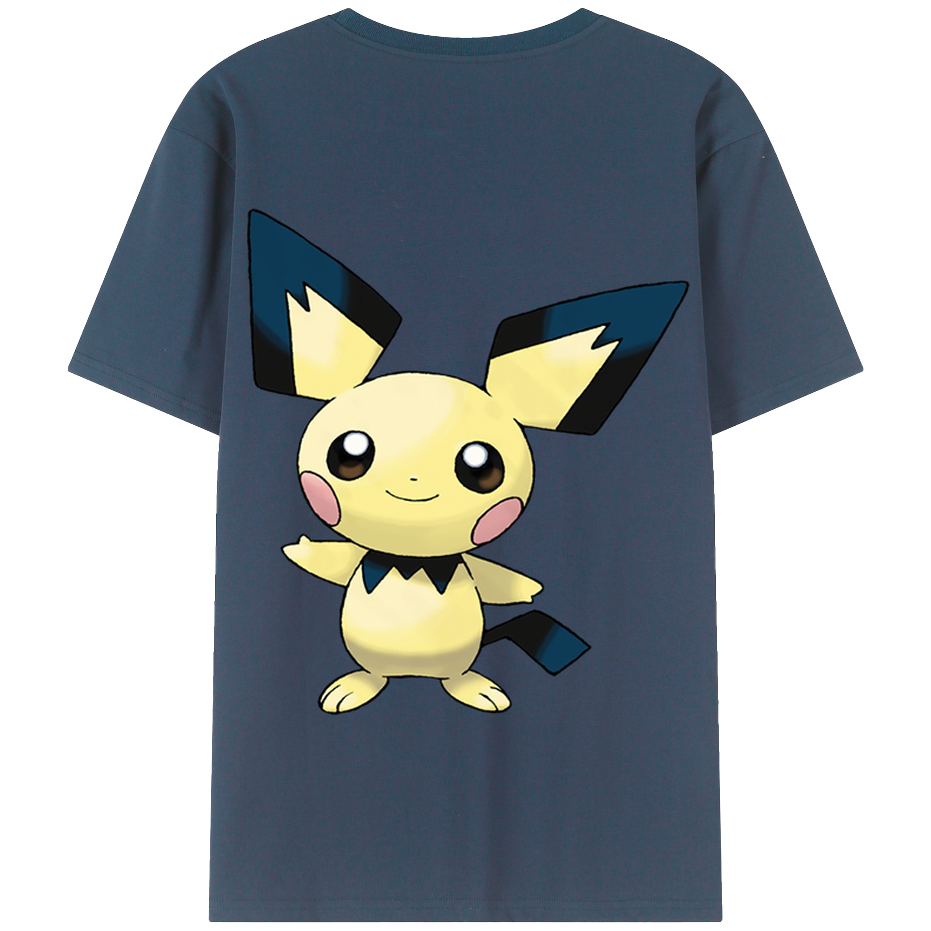 （画像用） ポケットモンスター Pokémon 綿100％半袖Tシャツ（背面プリント）