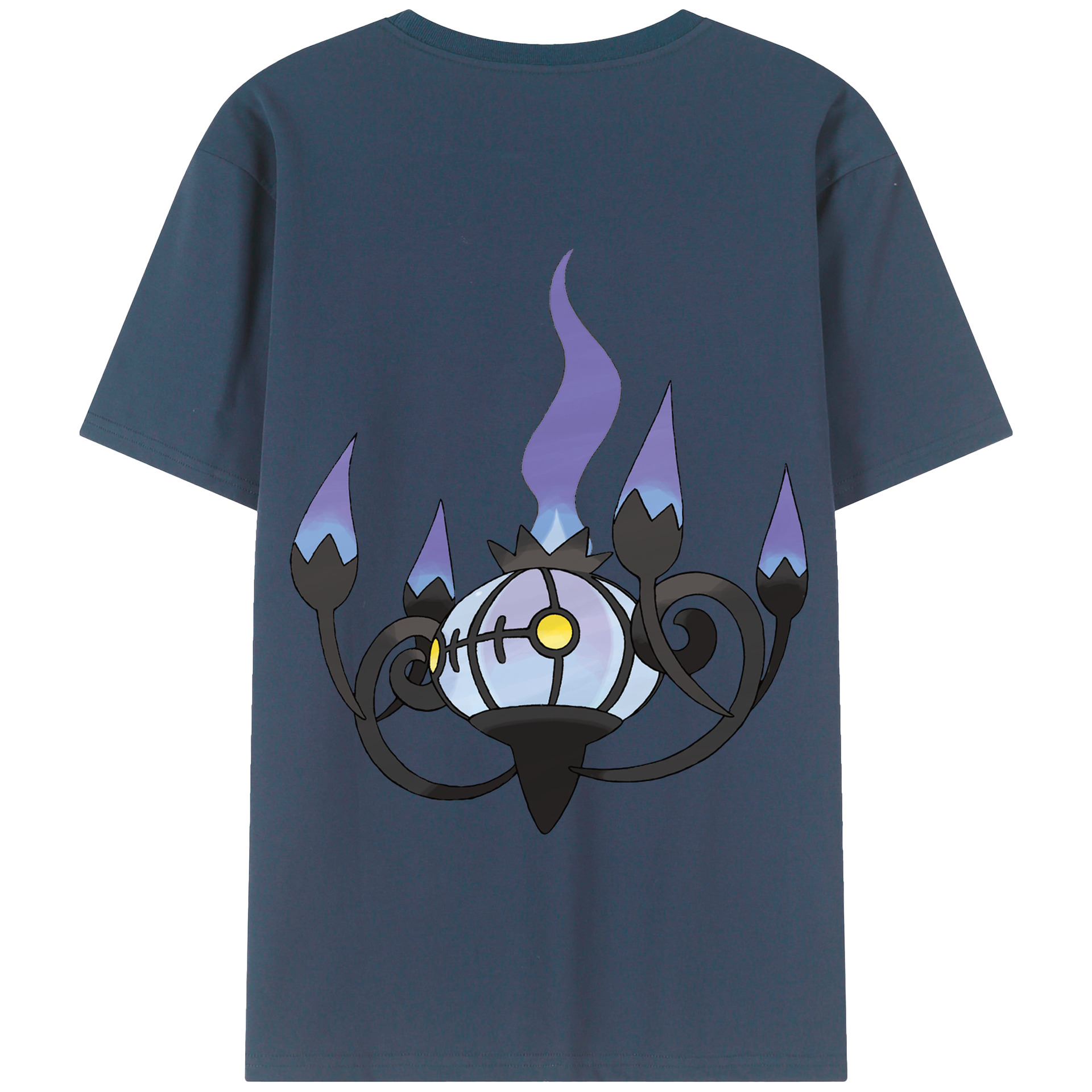 （画像用） ポケットモンスター Pokémon 綿100％半袖Tシャツ（背面プリント）