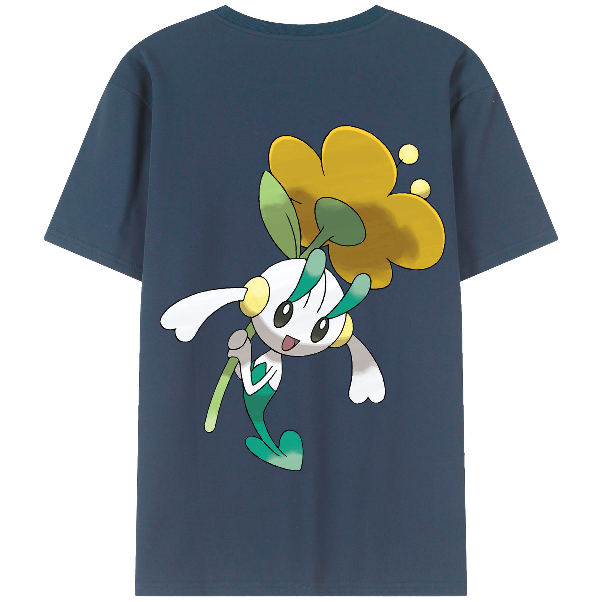 （画像用） ポケットモンスター Pokémon 綿100％半袖Tシャツ（背面プリント）
