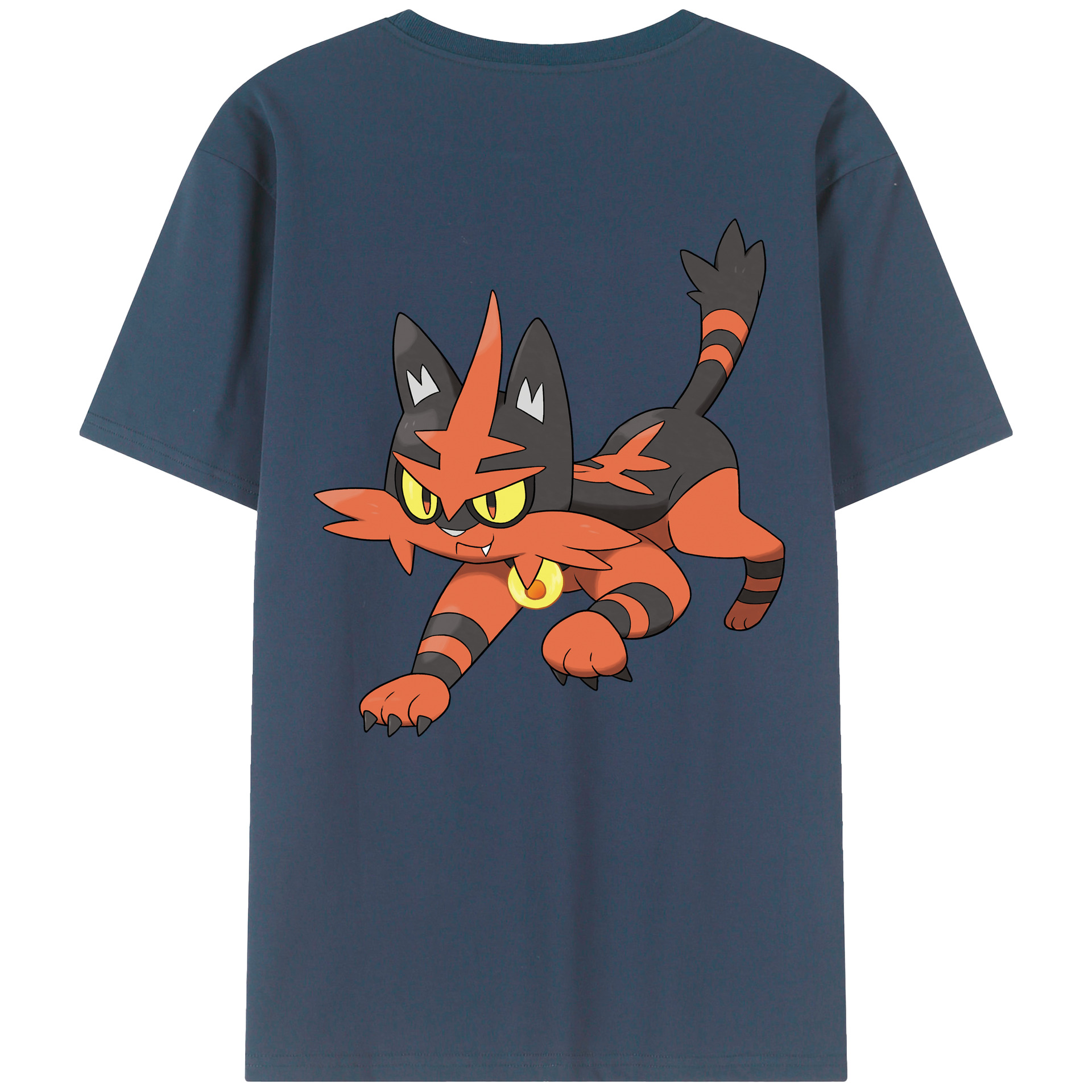（画像用） ポケットモンスター Pokémon 綿100％半袖Tシャツ（背面プリント）