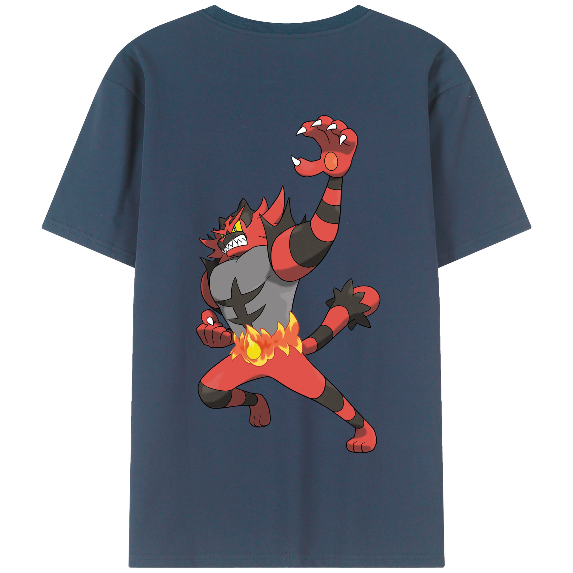 （画像用） ポケットモンスター Pokémon 綿100％半袖Tシャツ（背面プリント）