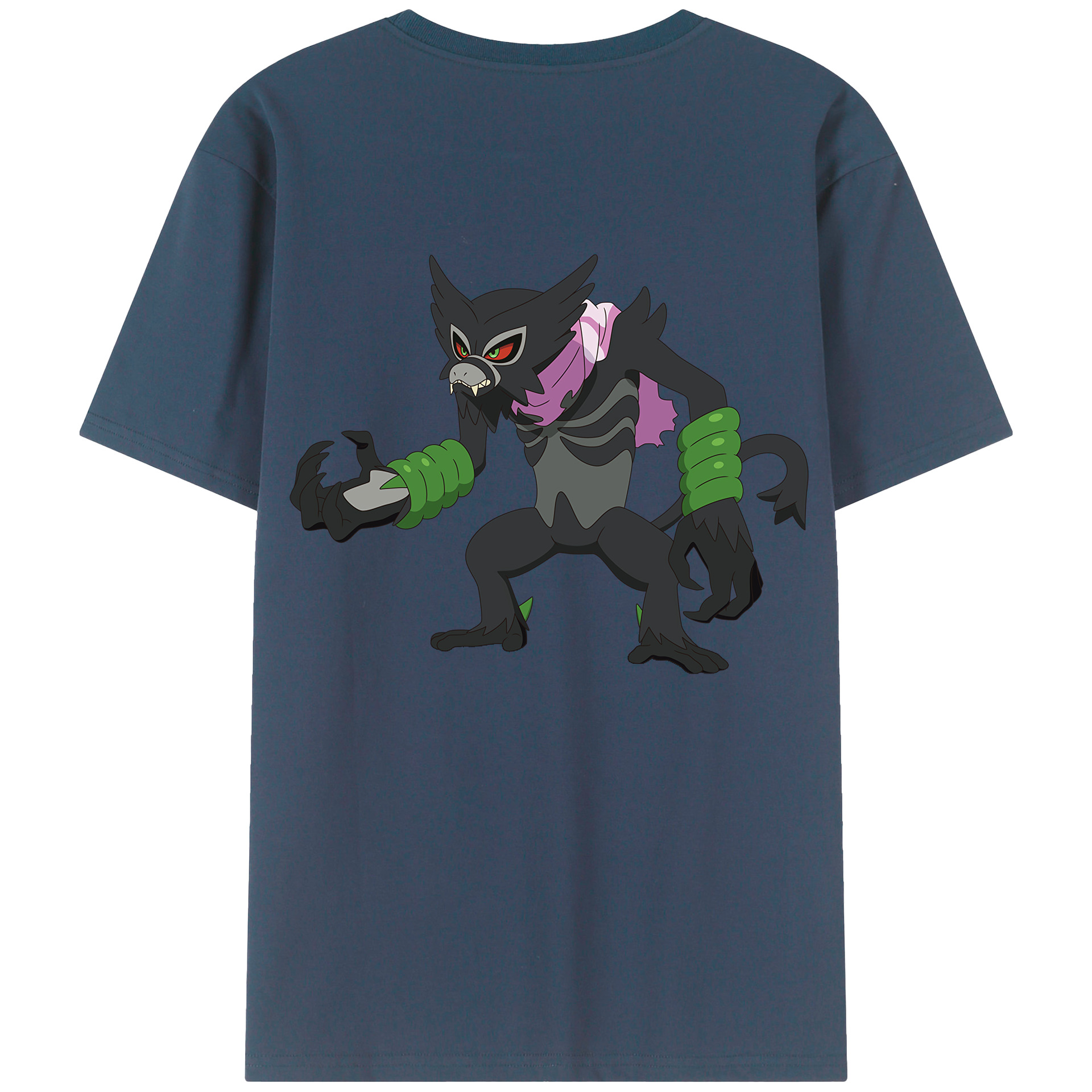 （画像用） ポケットモンスター Pokémon 綿100％半袖Tシャツ（背面プリント）