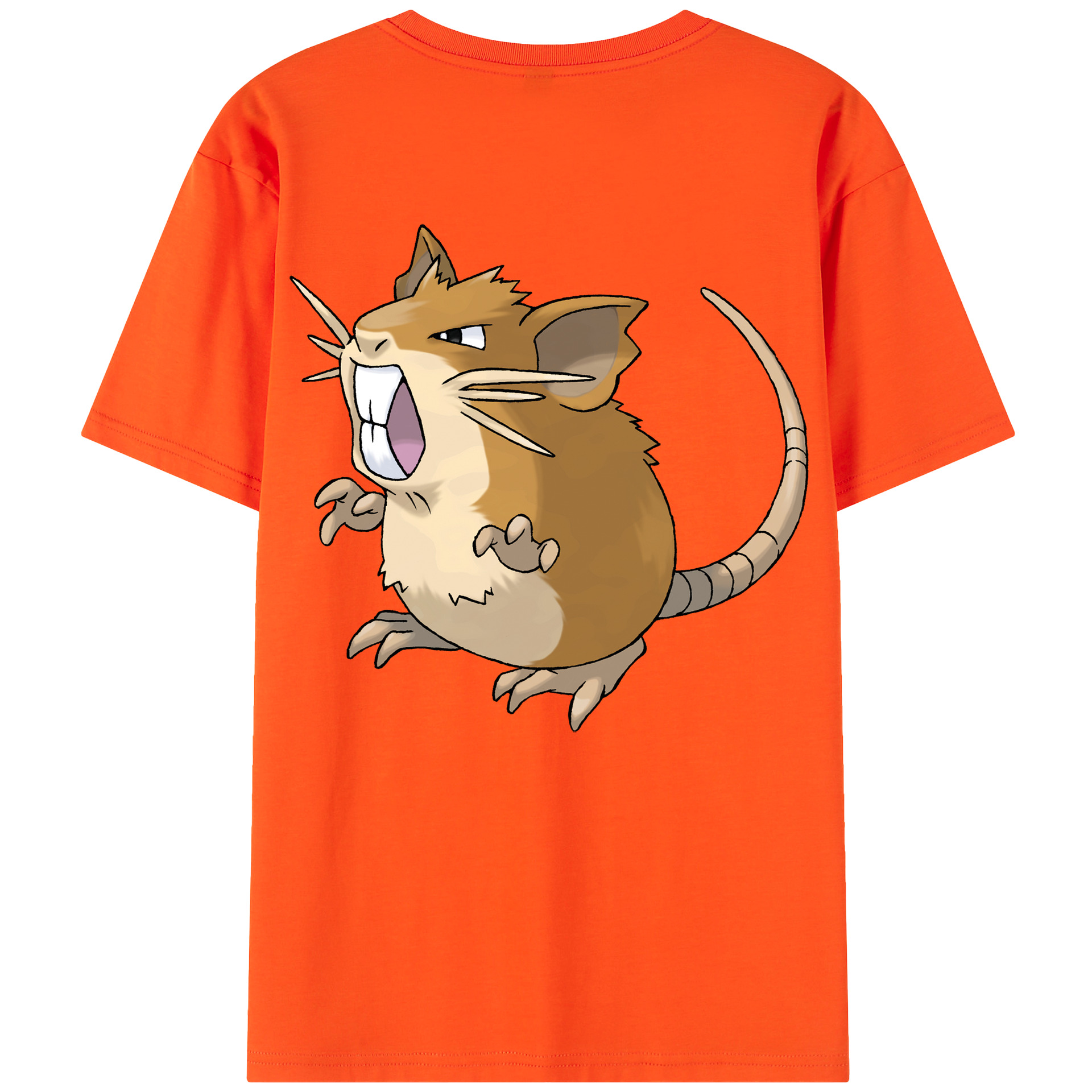 （画像用） ポケットモンスター Pokémon 綿100％半袖Tシャツ（背面プリント）