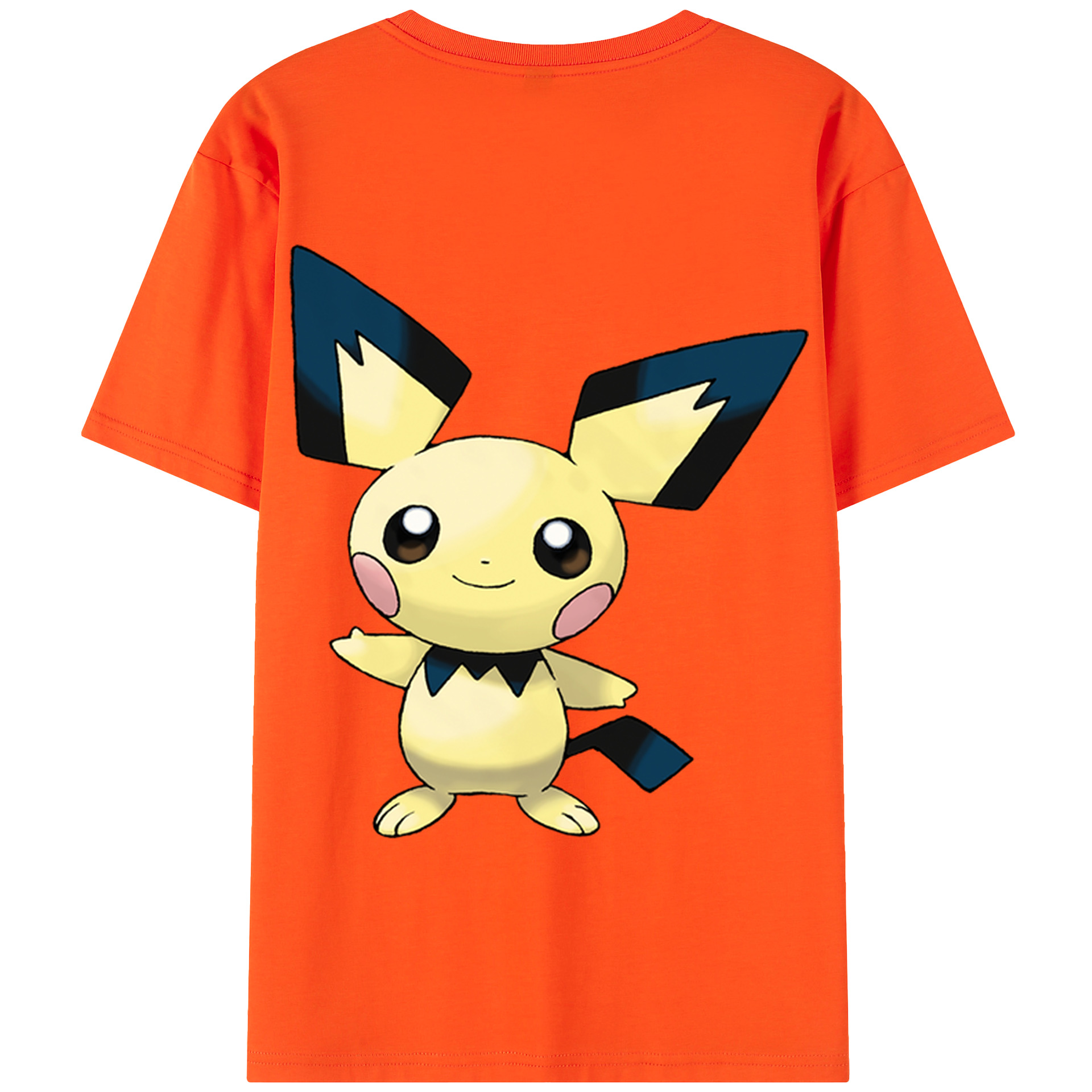 （画像用） ポケットモンスター Pokémon 綿100％半袖Tシャツ（背面プリント）