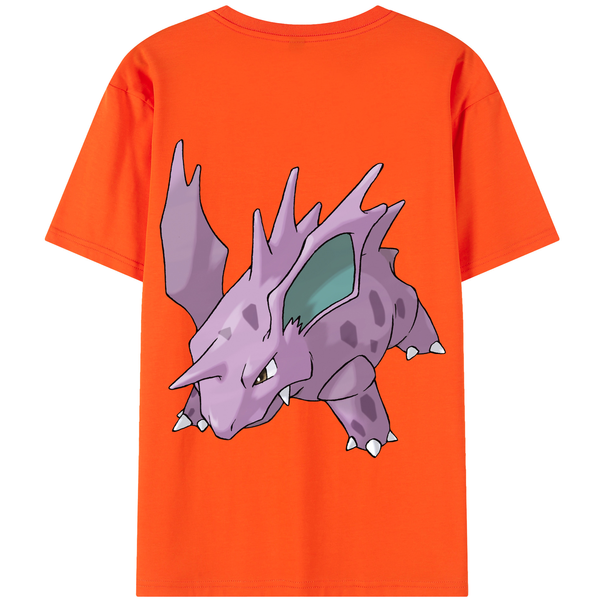 （画像用） ポケットモンスター Pokémon 綿100％半袖Tシャツ（背面プリント）
