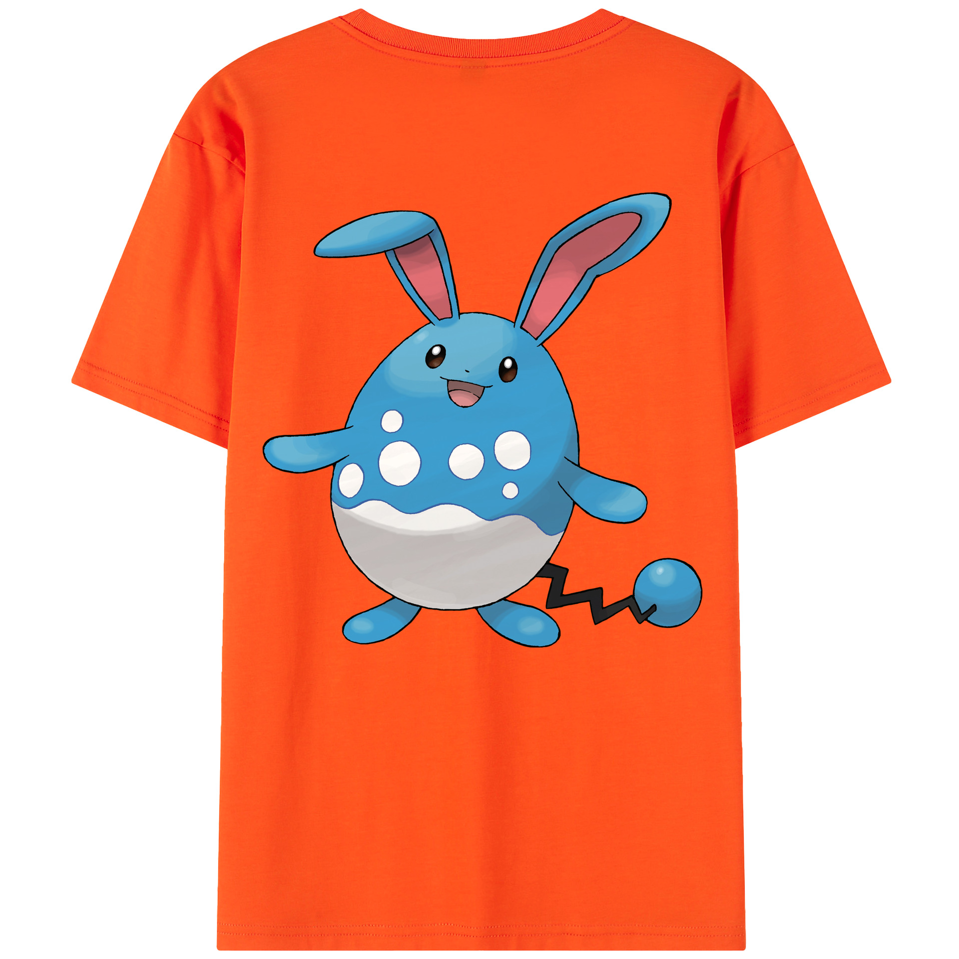（画像用） ポケットモンスター Pokémon 綿100％半袖Tシャツ（背面プリント）