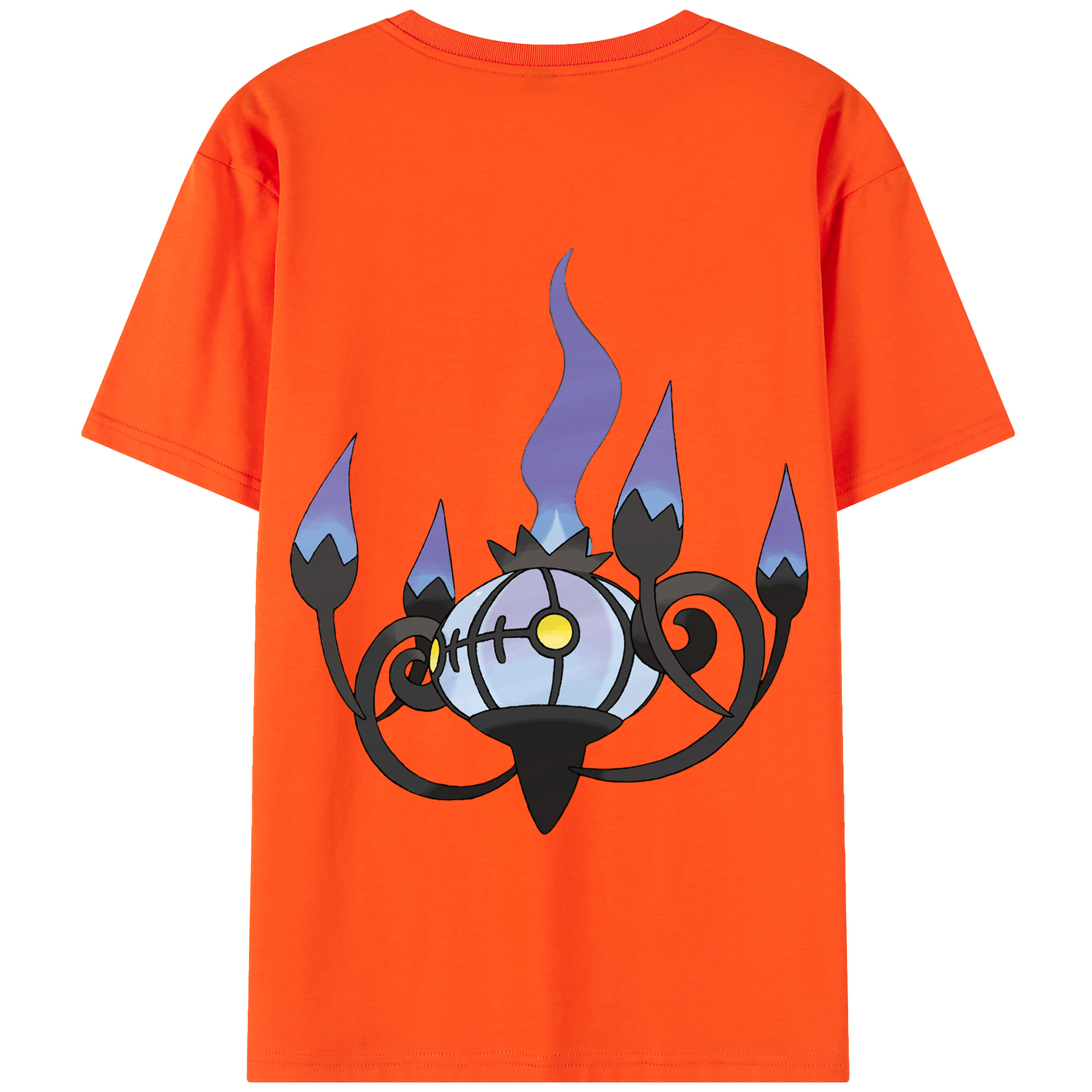 （画像用） ポケットモンスター Pokémon 綿100％半袖Tシャツ（背面プリント）