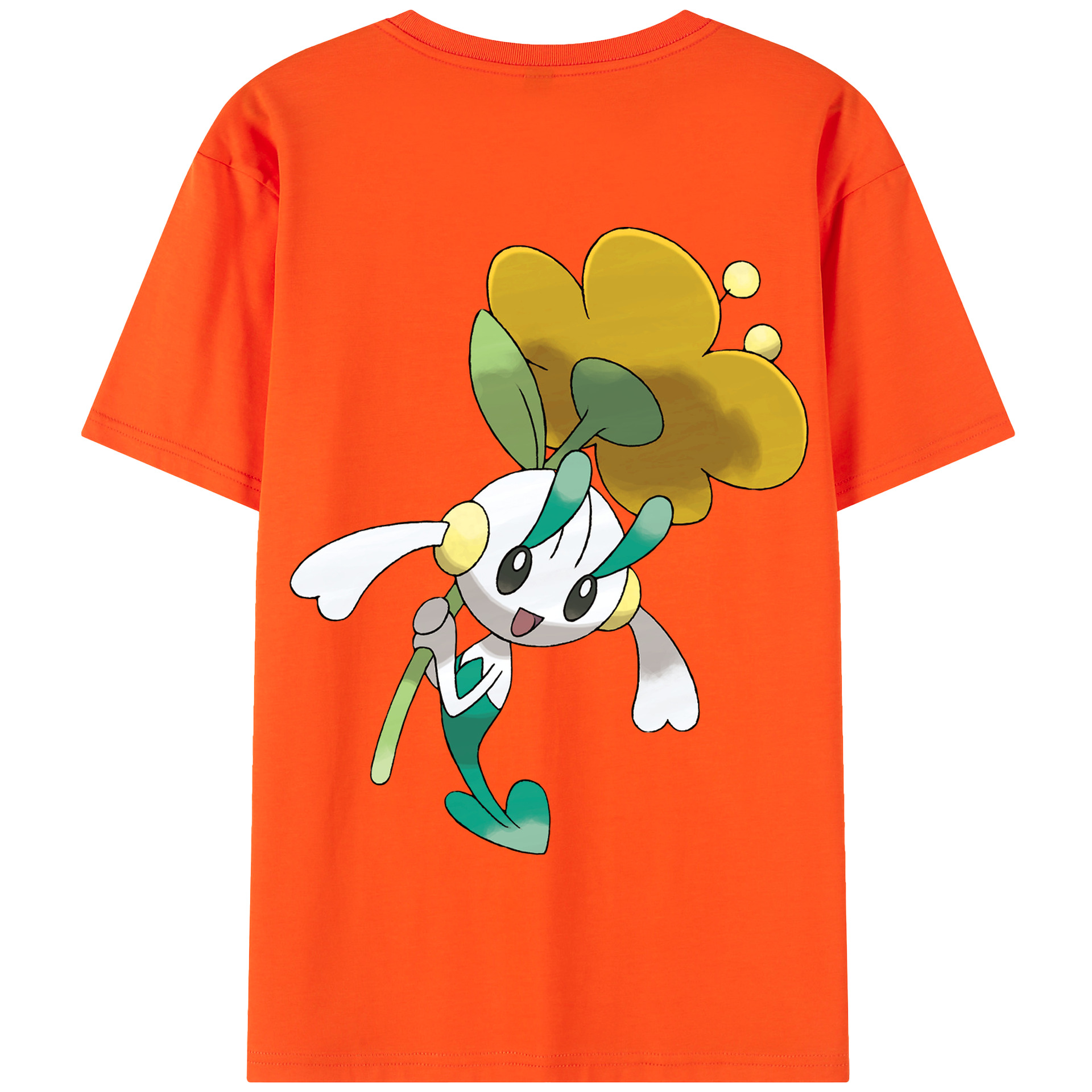 （画像用） ポケットモンスター Pokémon 綿100％半袖Tシャツ（背面プリント）
