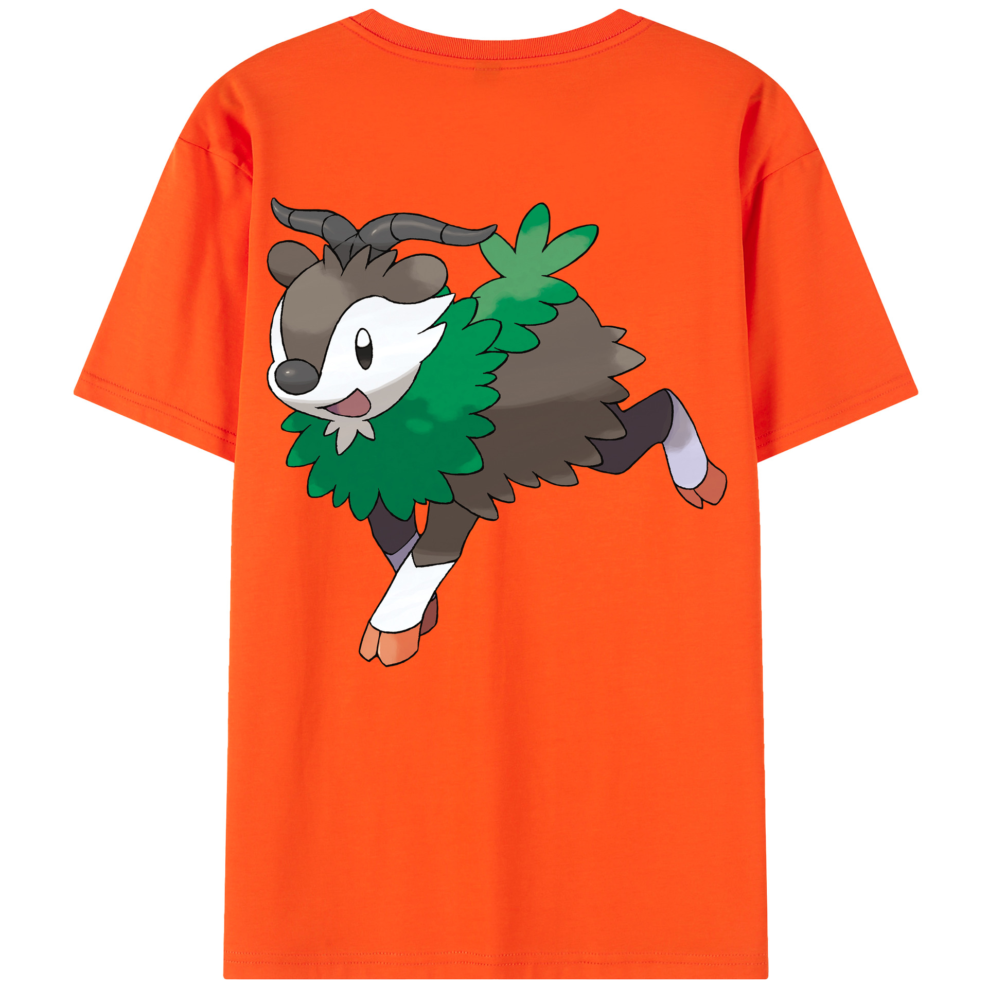 （画像用） ポケットモンスター Pokémon 綿100％半袖Tシャツ（背面プリント）