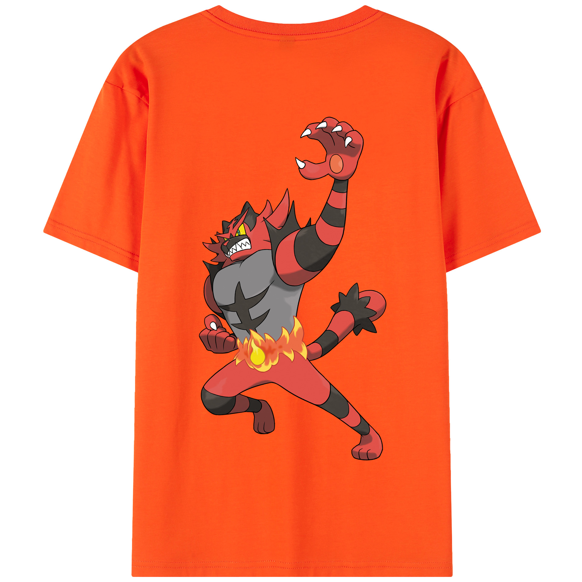 （画像用） ポケットモンスター Pokémon 綿100％半袖Tシャツ（背面プリント）