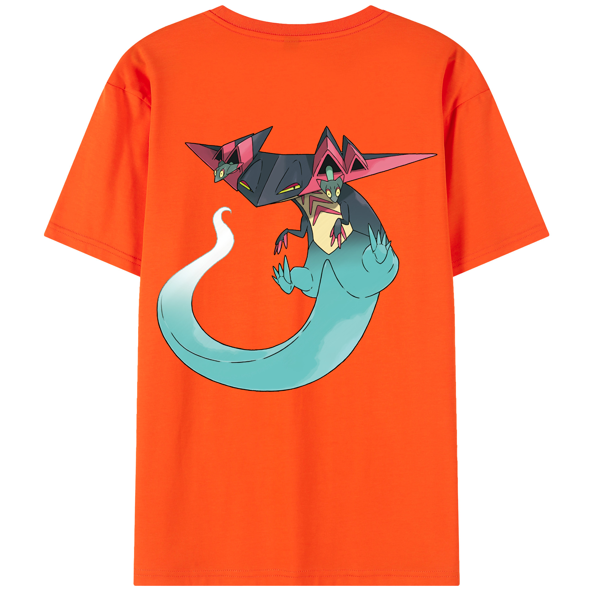 （画像用） ポケットモンスター Pokémon 綿100％半袖Tシャツ（背面プリント）