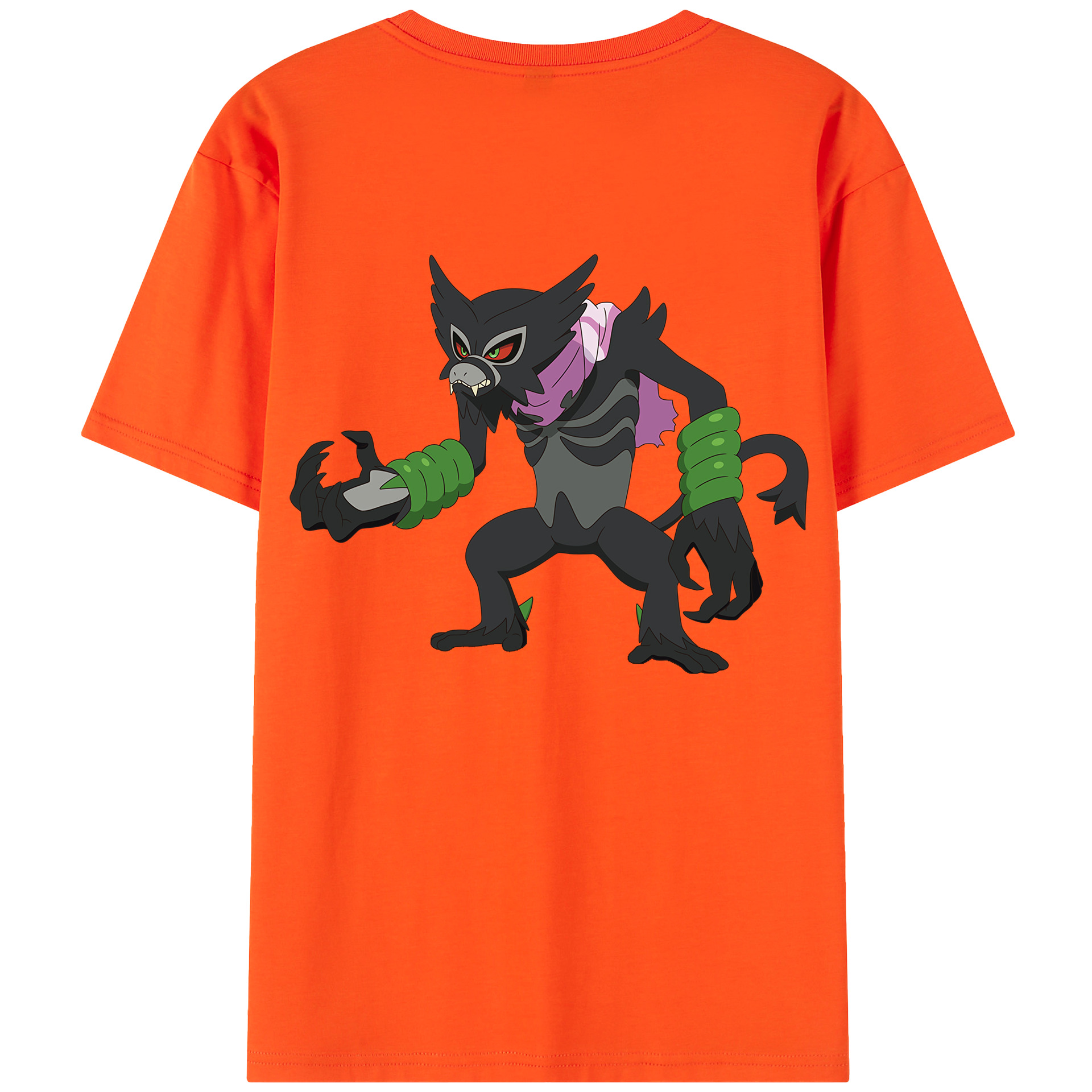 （画像用） ポケットモンスター Pokémon 綿100％半袖Tシャツ（背面プリント）