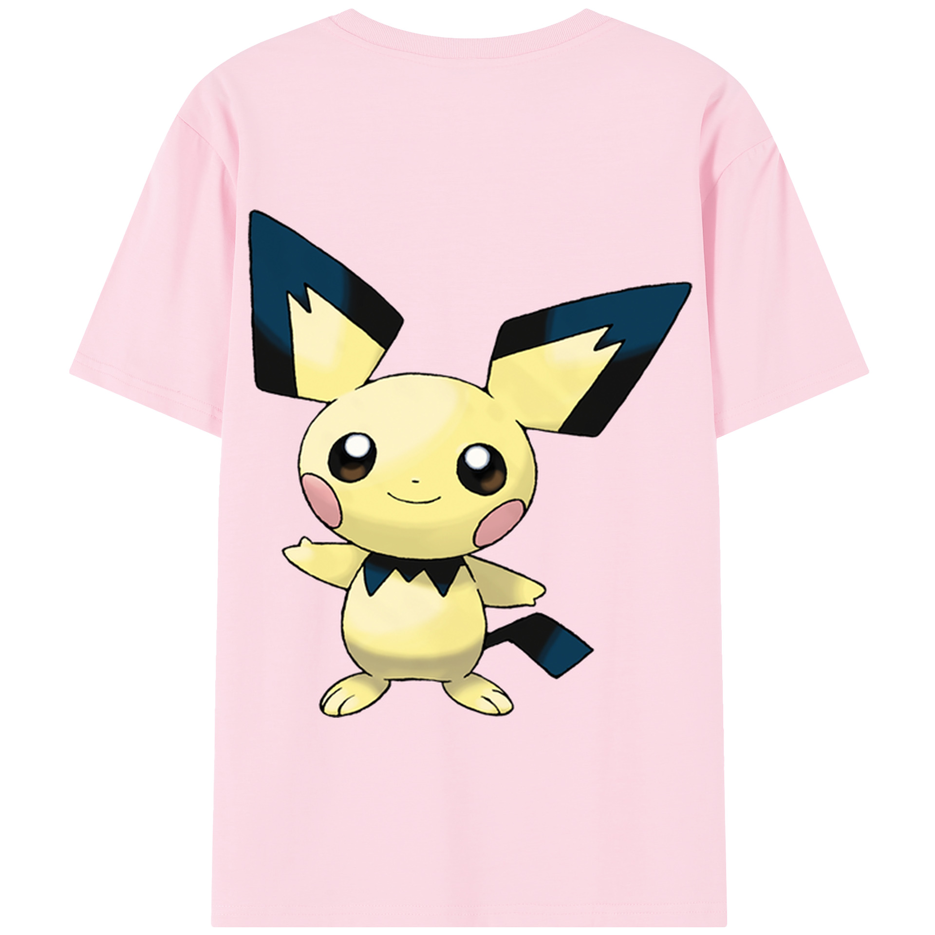 （画像用） ポケットモンスター Pokémon 綿100％半袖Tシャツ（背面プリント）