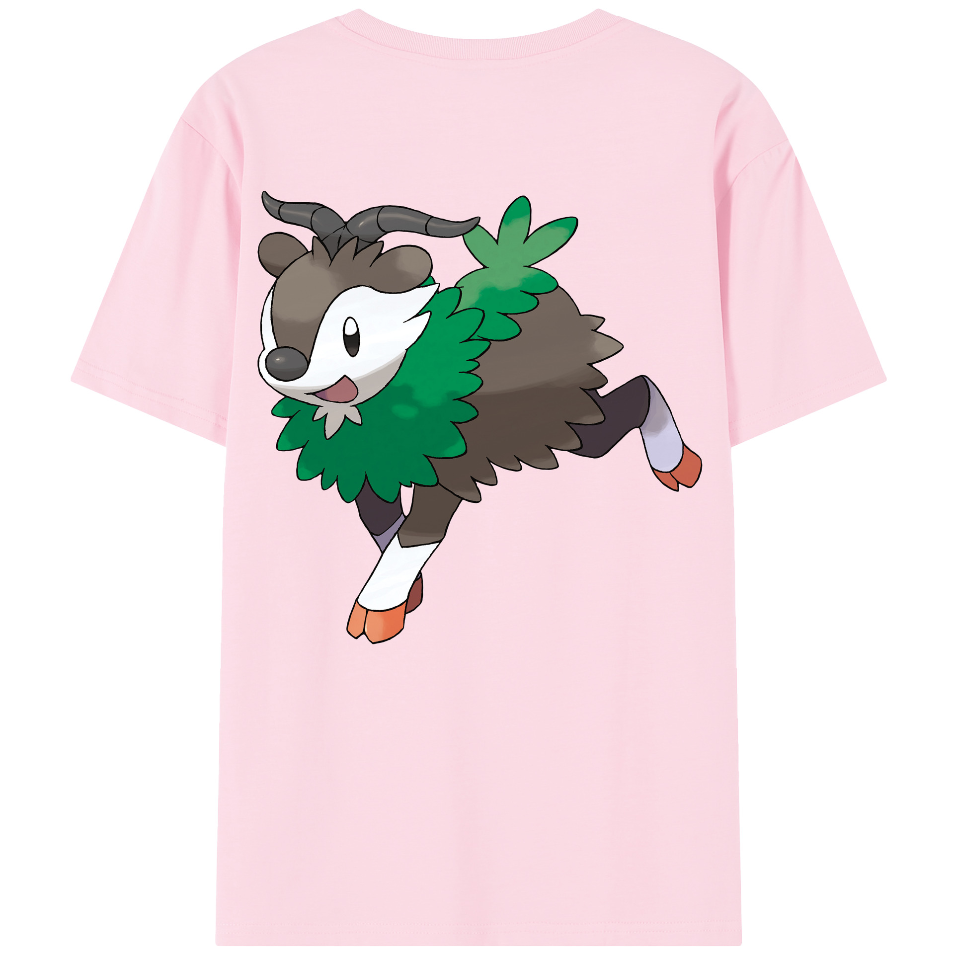 （画像用） ポケットモンスター Pokémon 綿100％半袖Tシャツ（背面プリント）