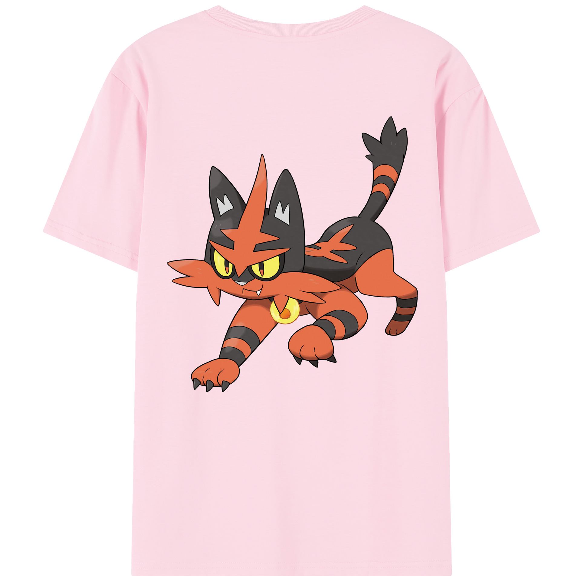 （画像用） ポケットモンスター Pokémon 綿100％半袖Tシャツ（背面プリント）