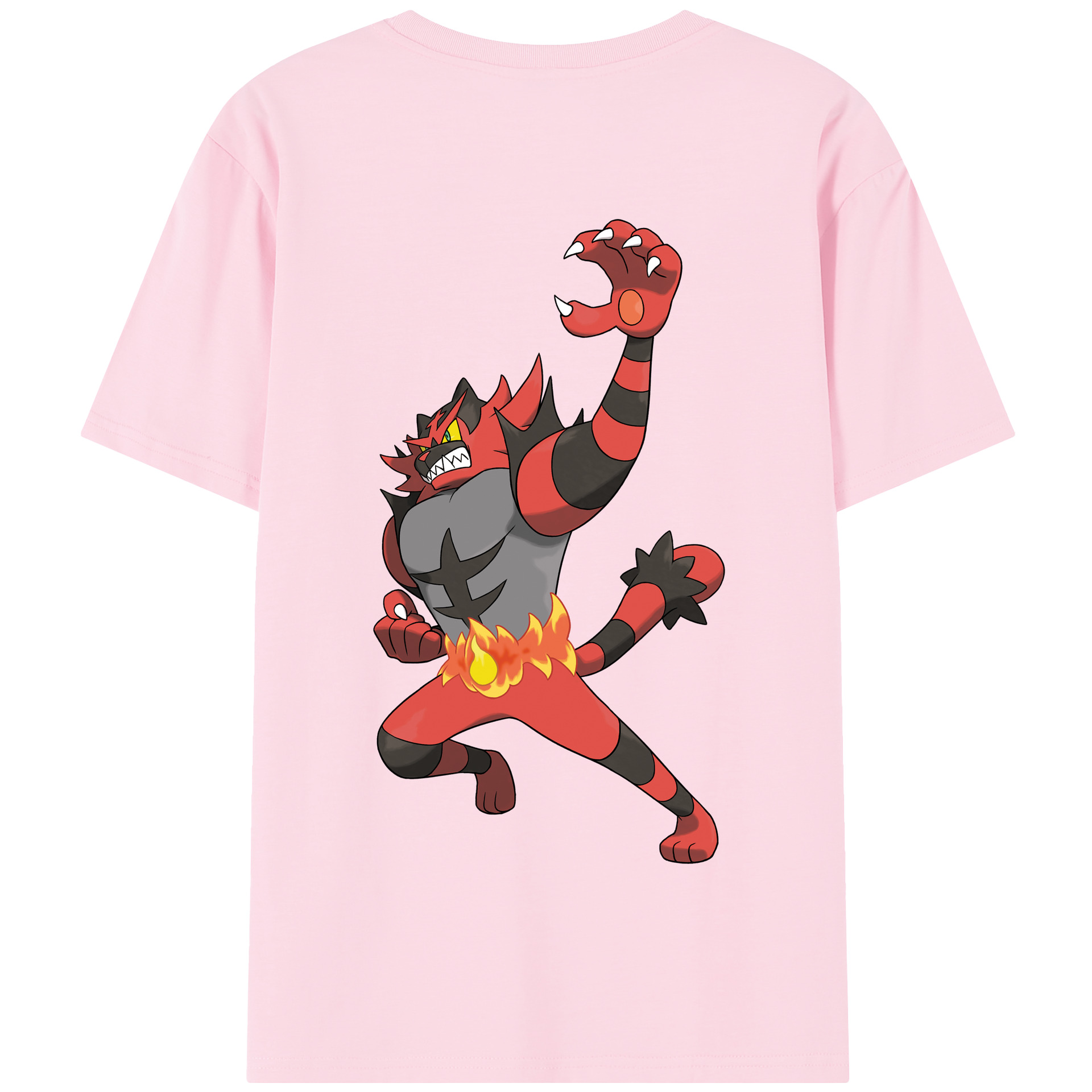 （画像用） ポケットモンスター Pokémon 綿100％半袖Tシャツ（背面プリント）