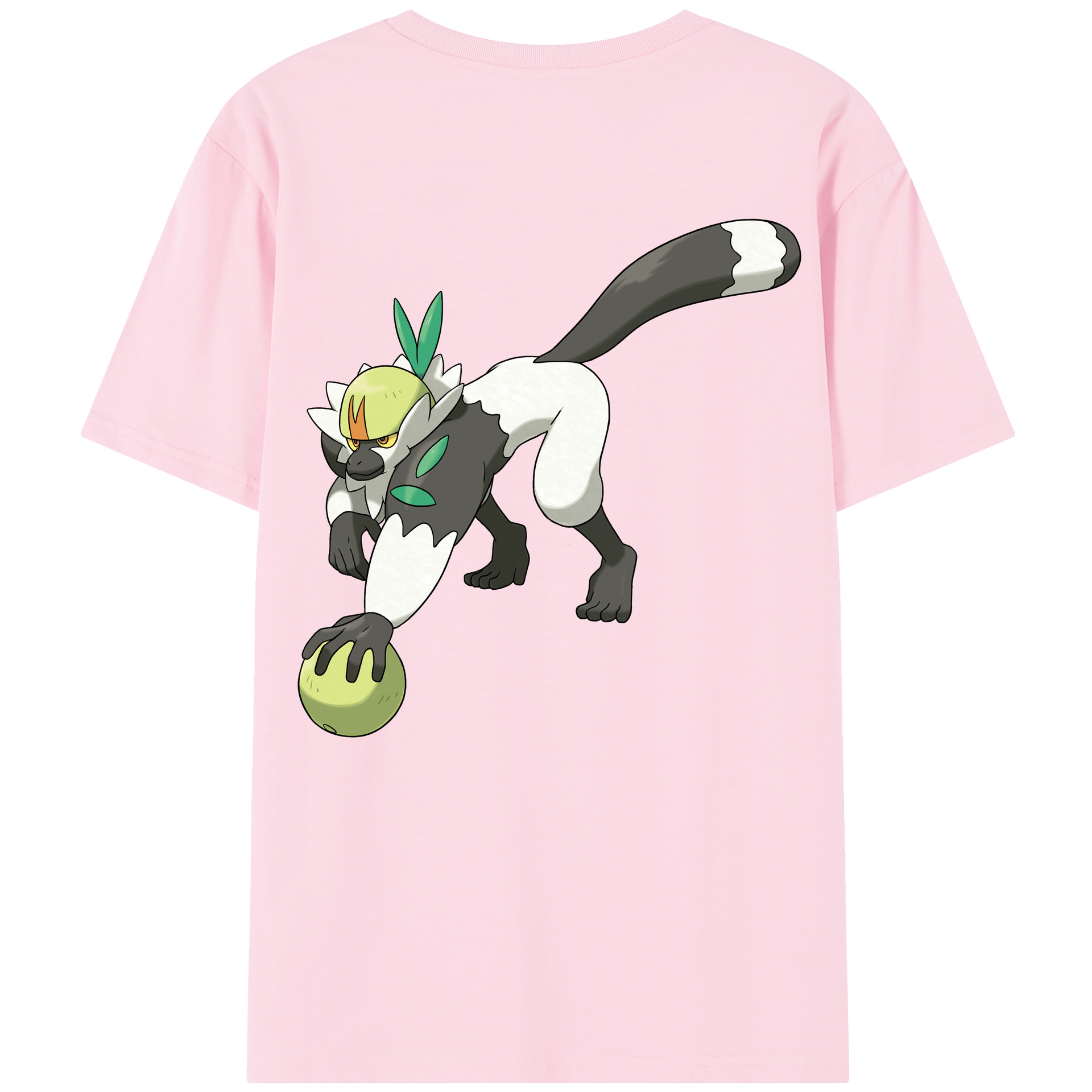 （画像用） ポケットモンスター Pokémon 綿100％半袖Tシャツ（背面プリント）