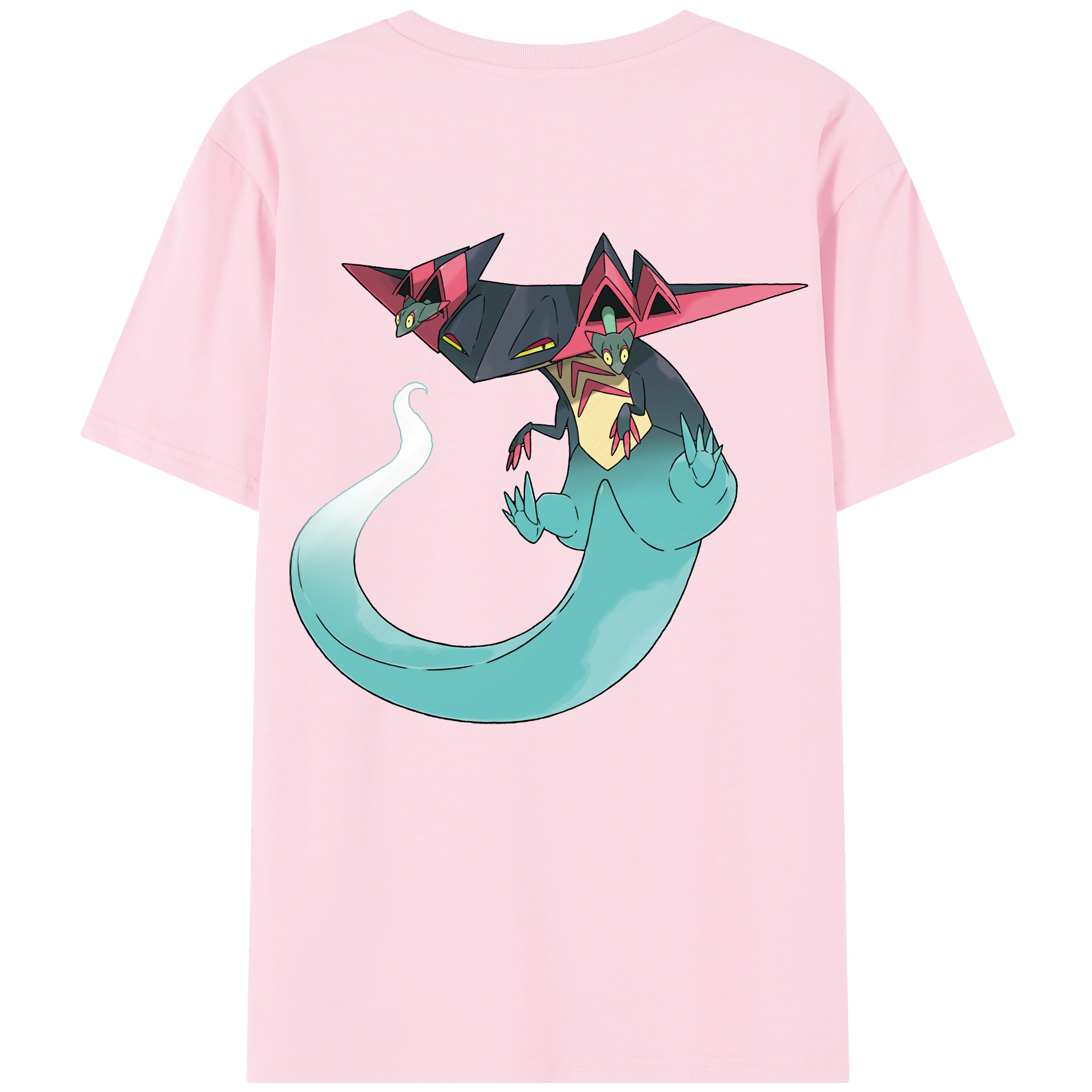 （画像用） ポケットモンスター Pokémon 綿100％半袖Tシャツ（背面プリント）