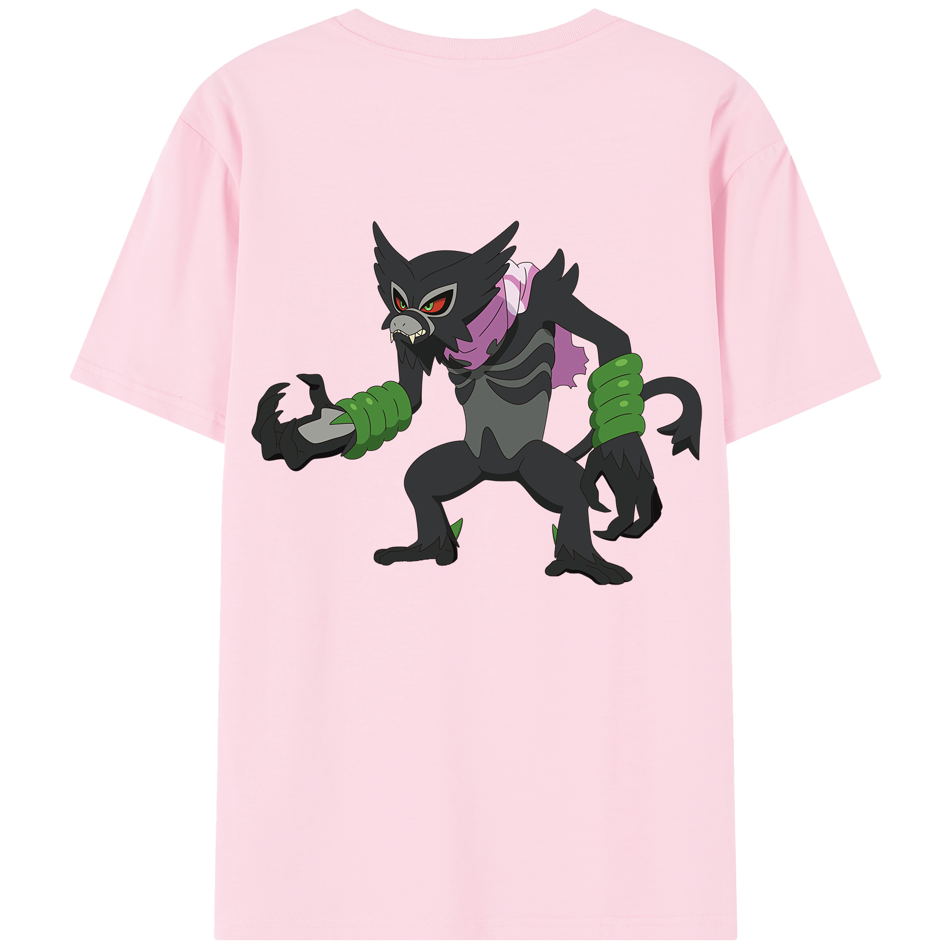 （画像用） ポケットモンスター Pokémon 綿100％半袖Tシャツ（背面プリント）
