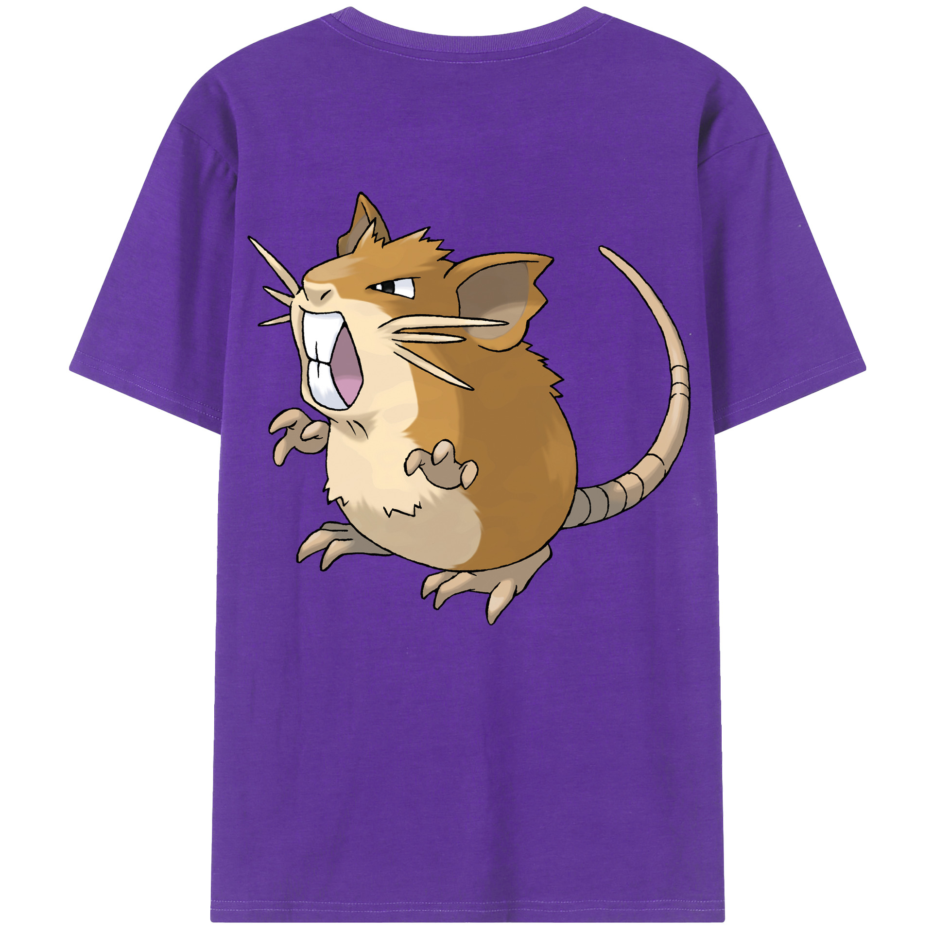 （画像用） ポケットモンスター Pokémon 綿100％半袖Tシャツ（背面プリント）