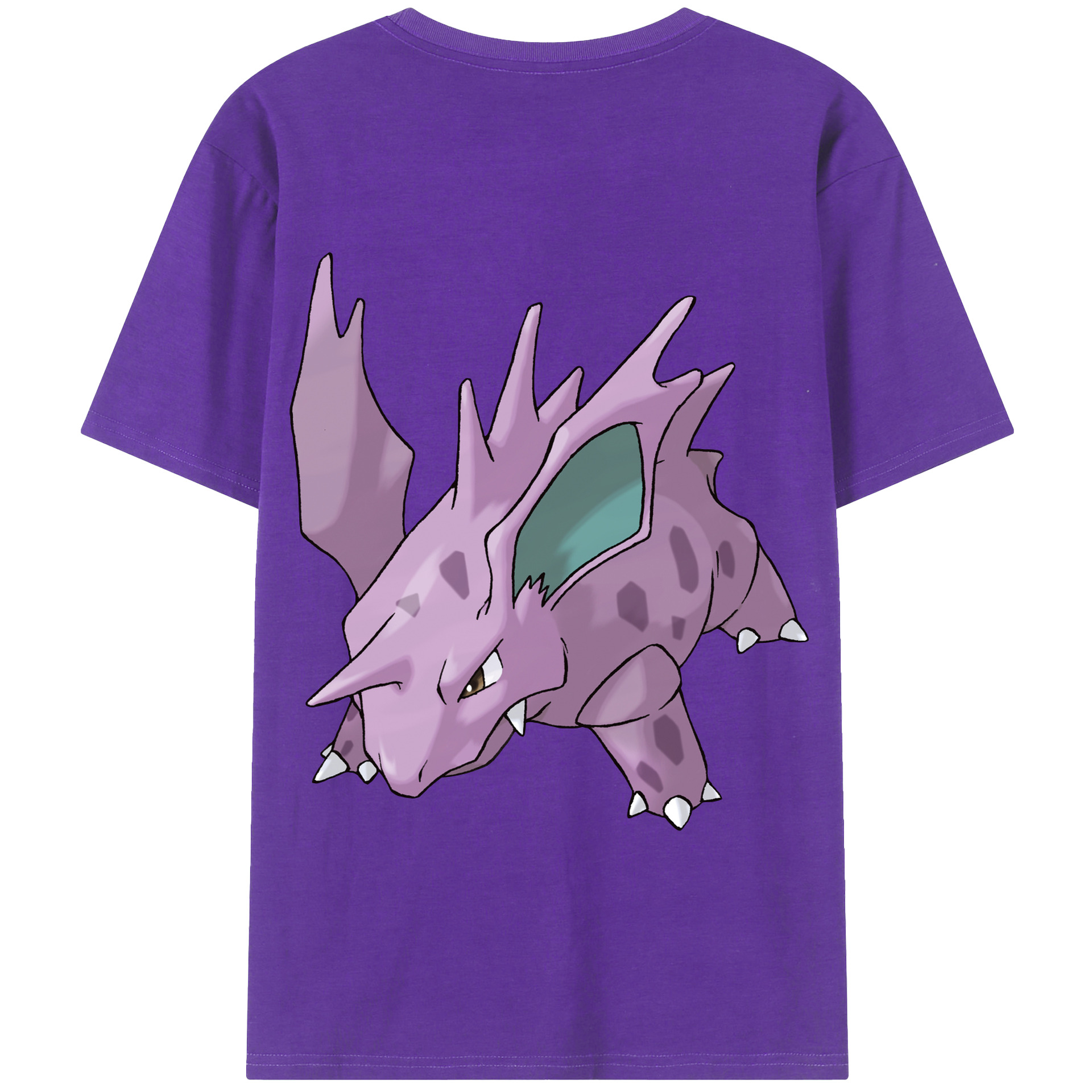 （画像用） ポケットモンスター Pokémon 綿100％半袖Tシャツ（背面プリント）
