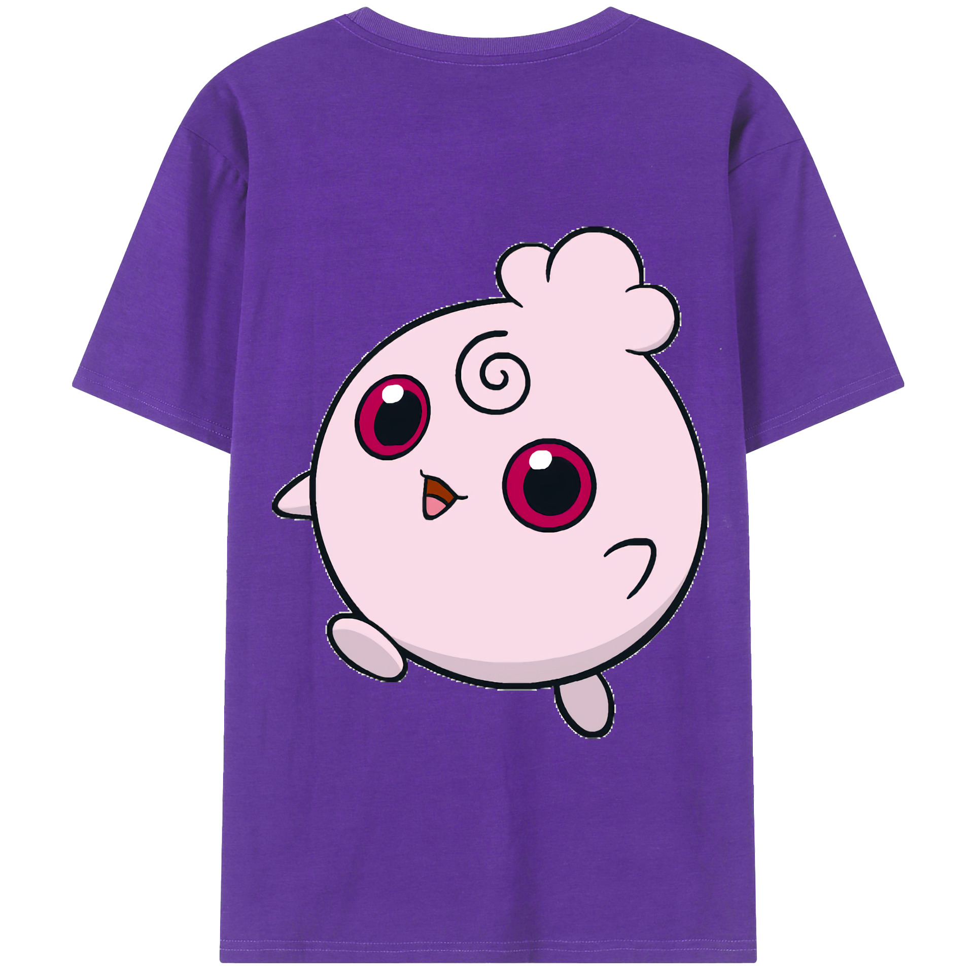 （画像用） ポケットモンスター Pokémon 綿100％半袖Tシャツ（背面プリント）