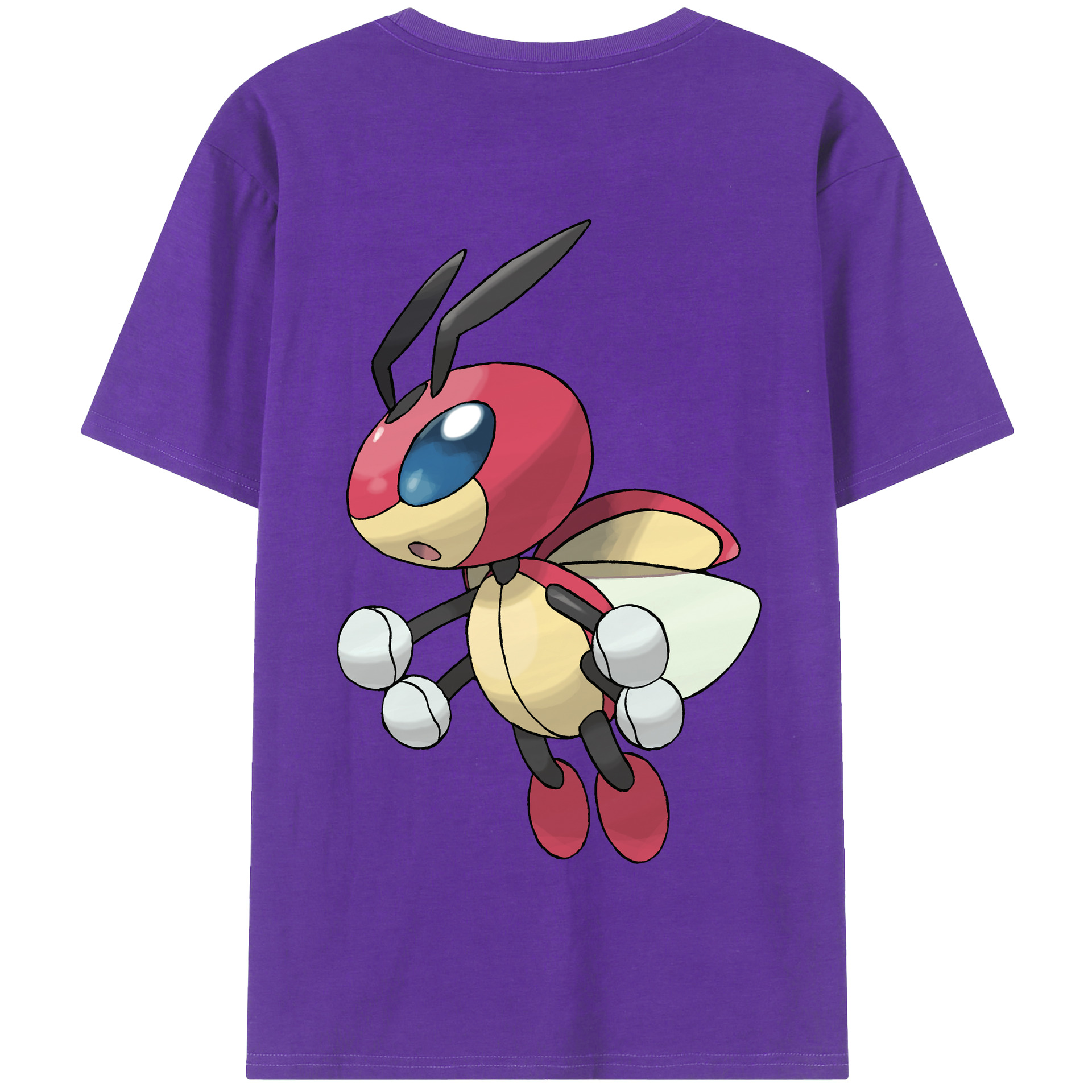（画像用） ポケットモンスター Pokémon 綿100％半袖Tシャツ（背面プリント）