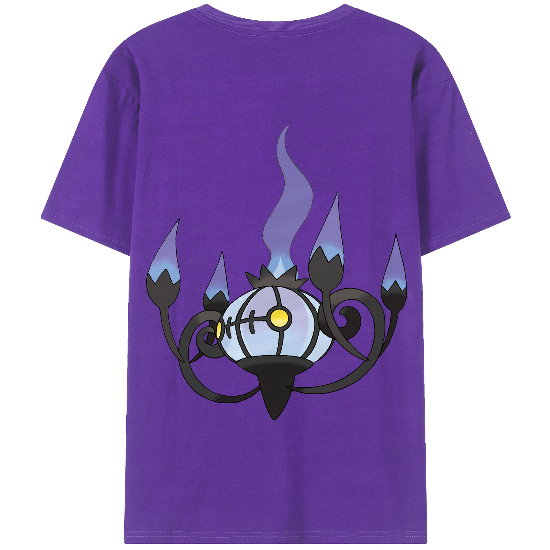 （画像用） ポケットモンスター Pokémon 綿100％半袖Tシャツ（背面プリント）