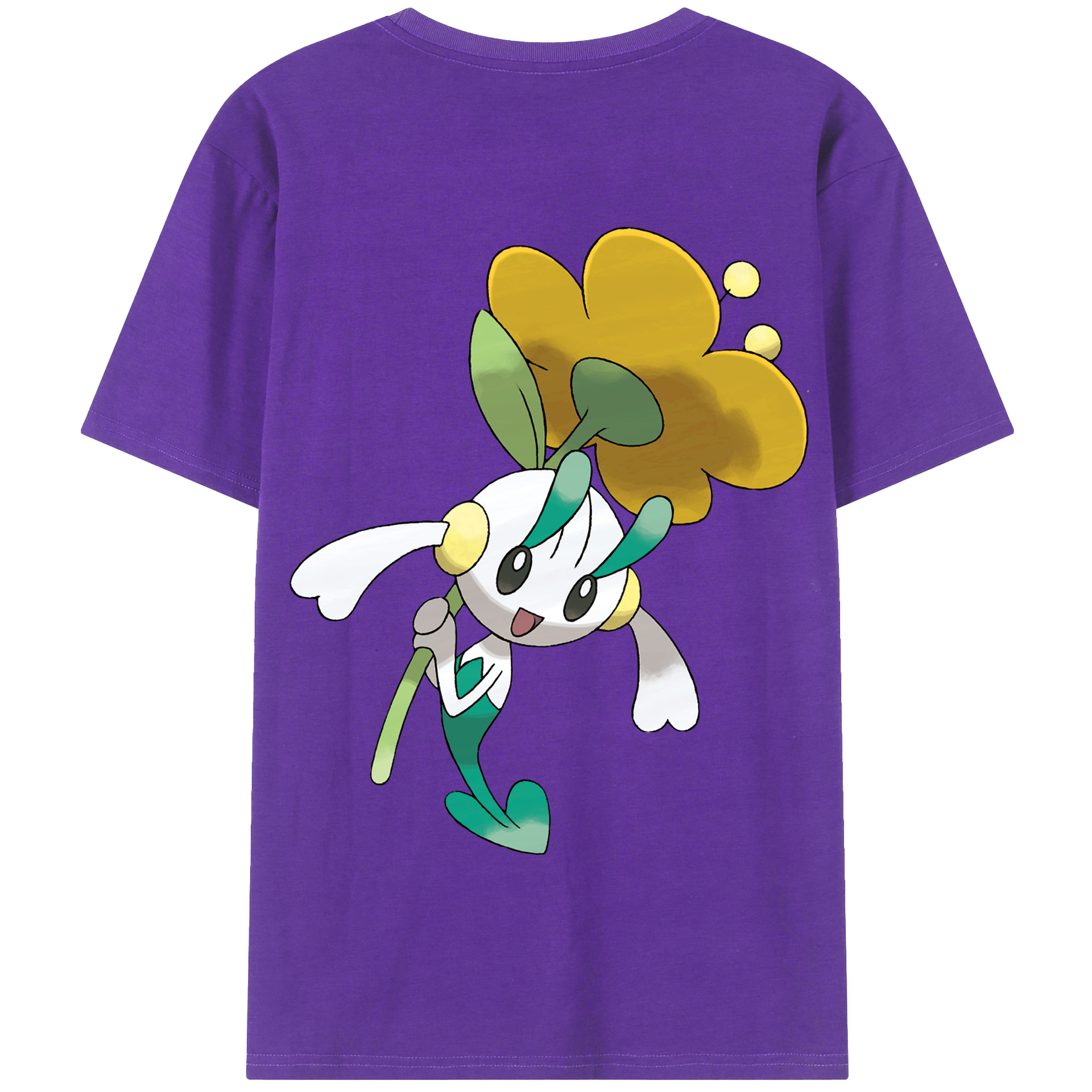 （画像用） ポケットモンスター Pokémon 綿100％半袖Tシャツ（背面プリント）