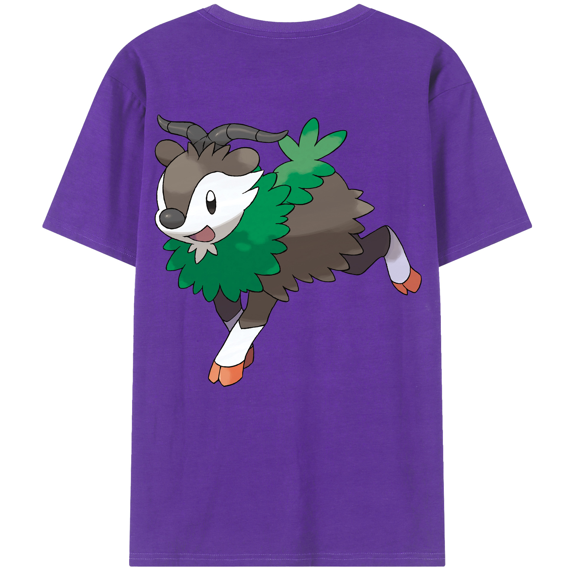 （画像用） ポケットモンスター Pokémon 綿100％半袖Tシャツ（背面プリント）