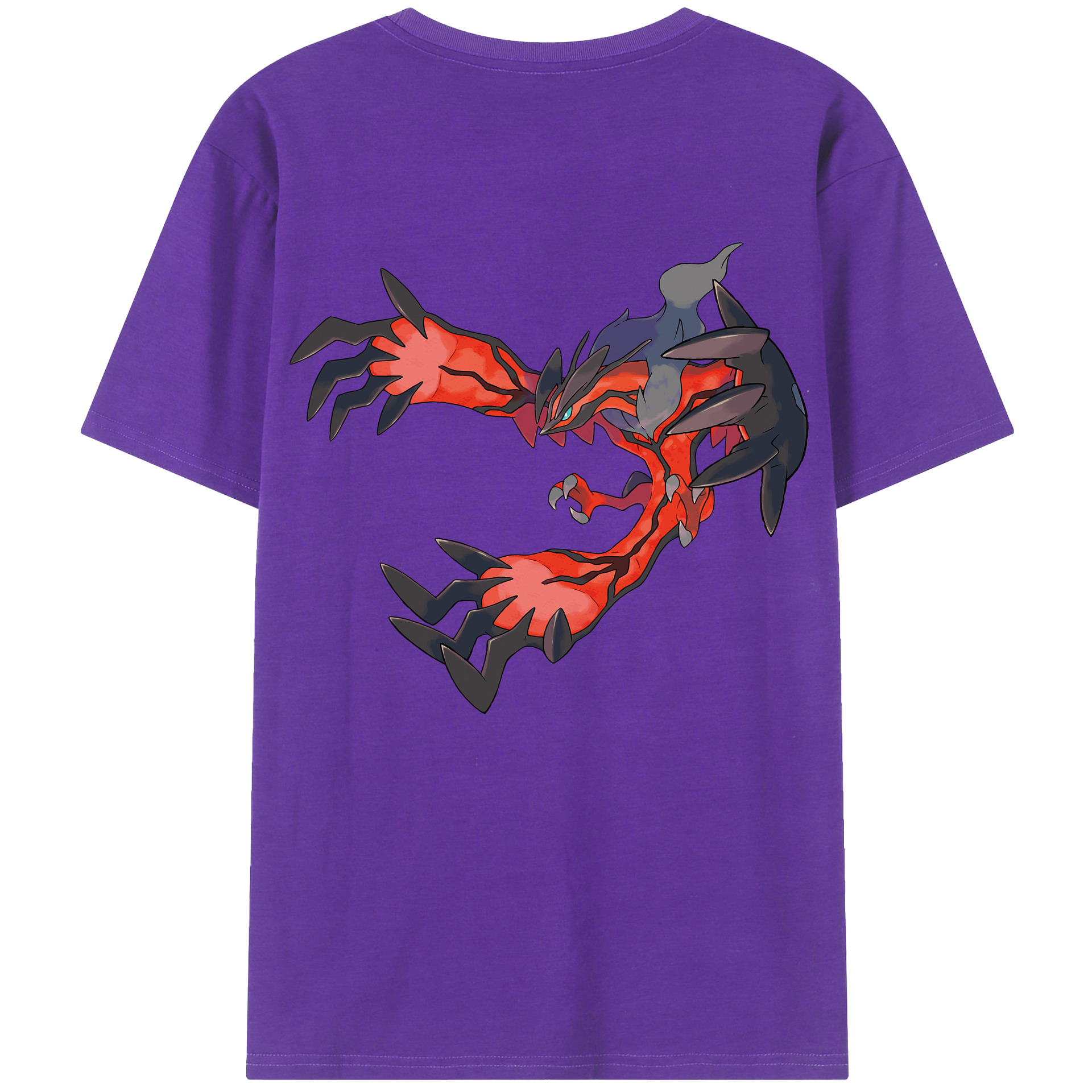 （画像用） ポケットモンスター Pokémon 綿100％半袖Tシャツ（背面プリント）