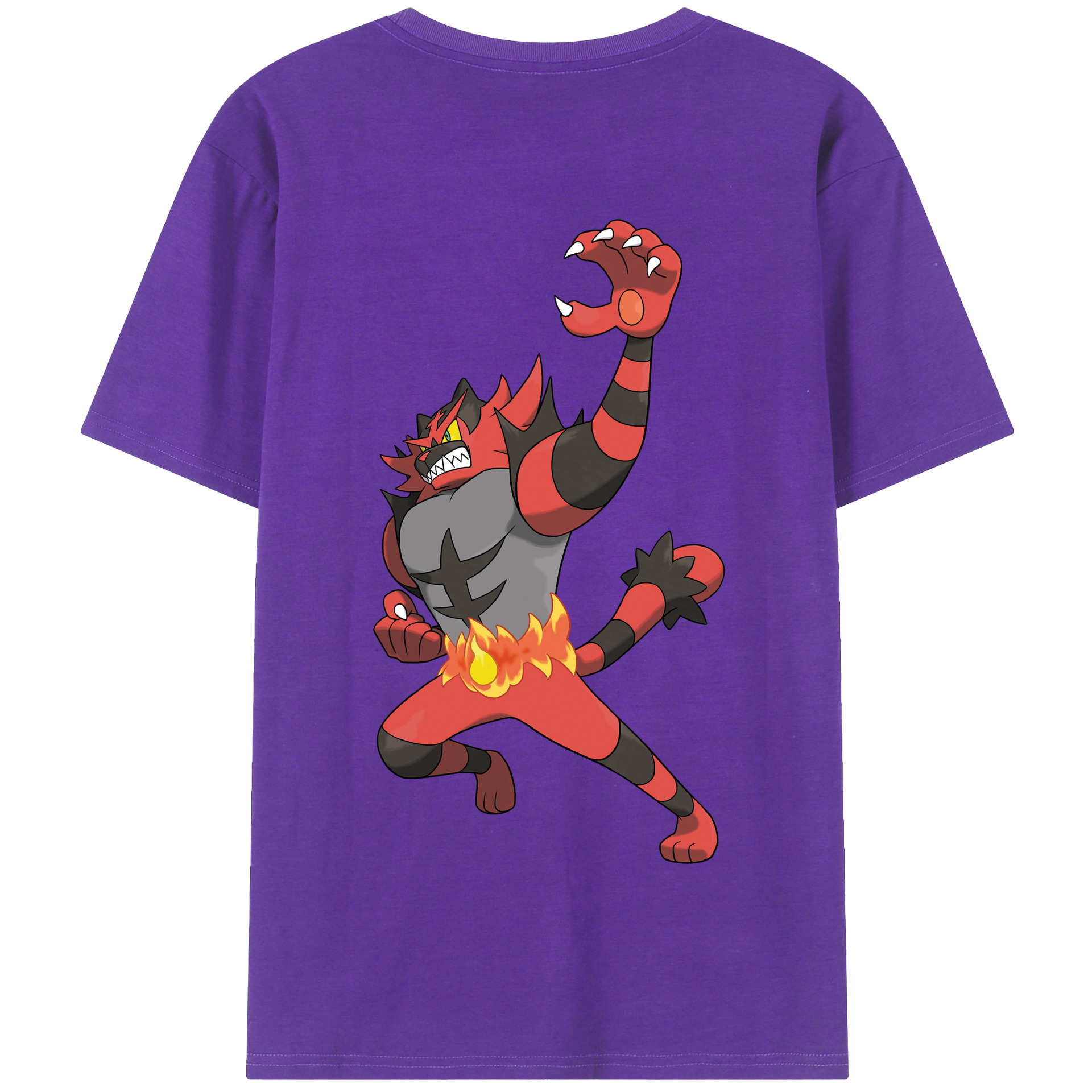 （画像用） ポケットモンスター Pokémon 綿100％半袖Tシャツ（背面プリント）