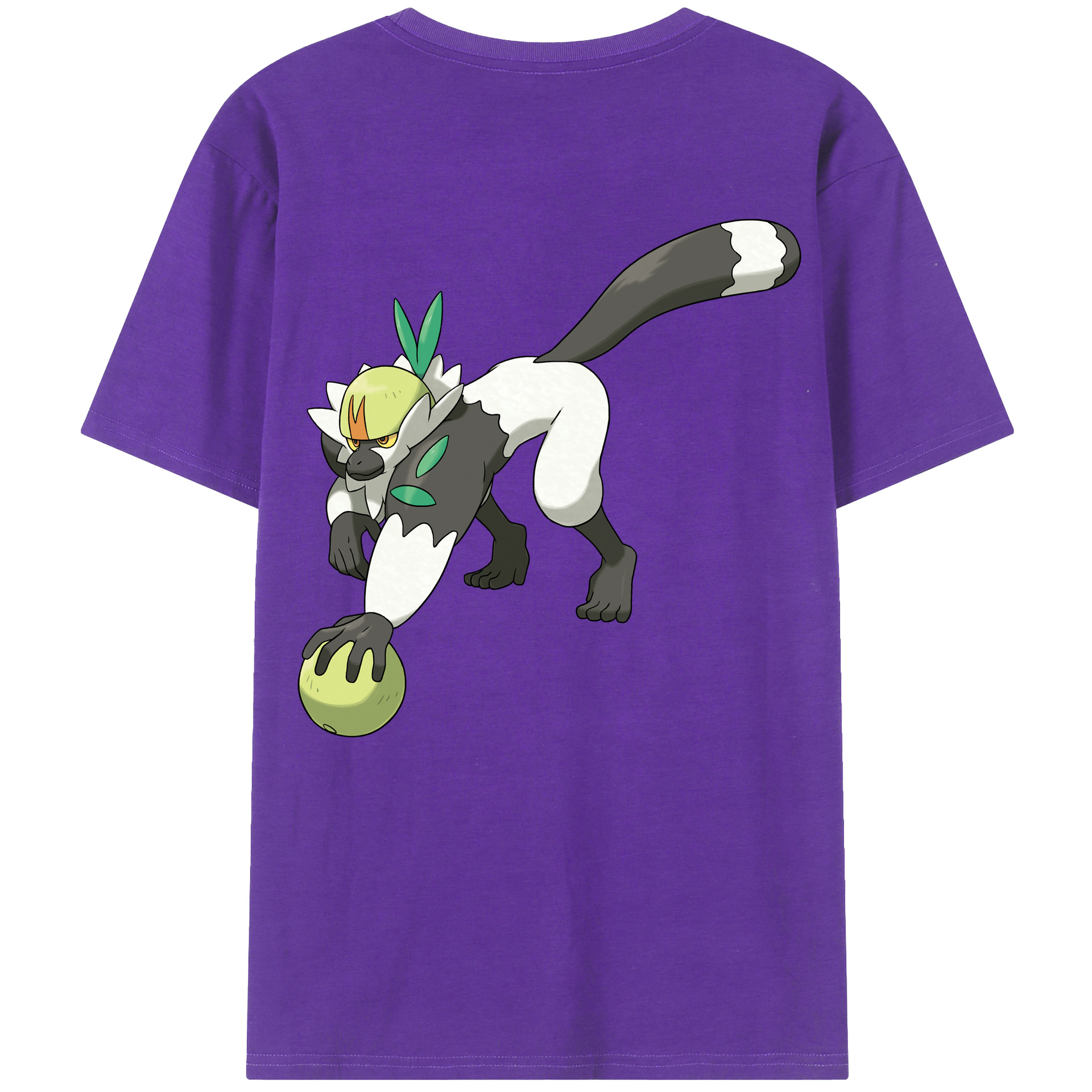 （画像用） ポケットモンスター Pokémon 綿100％半袖Tシャツ（背面プリント）