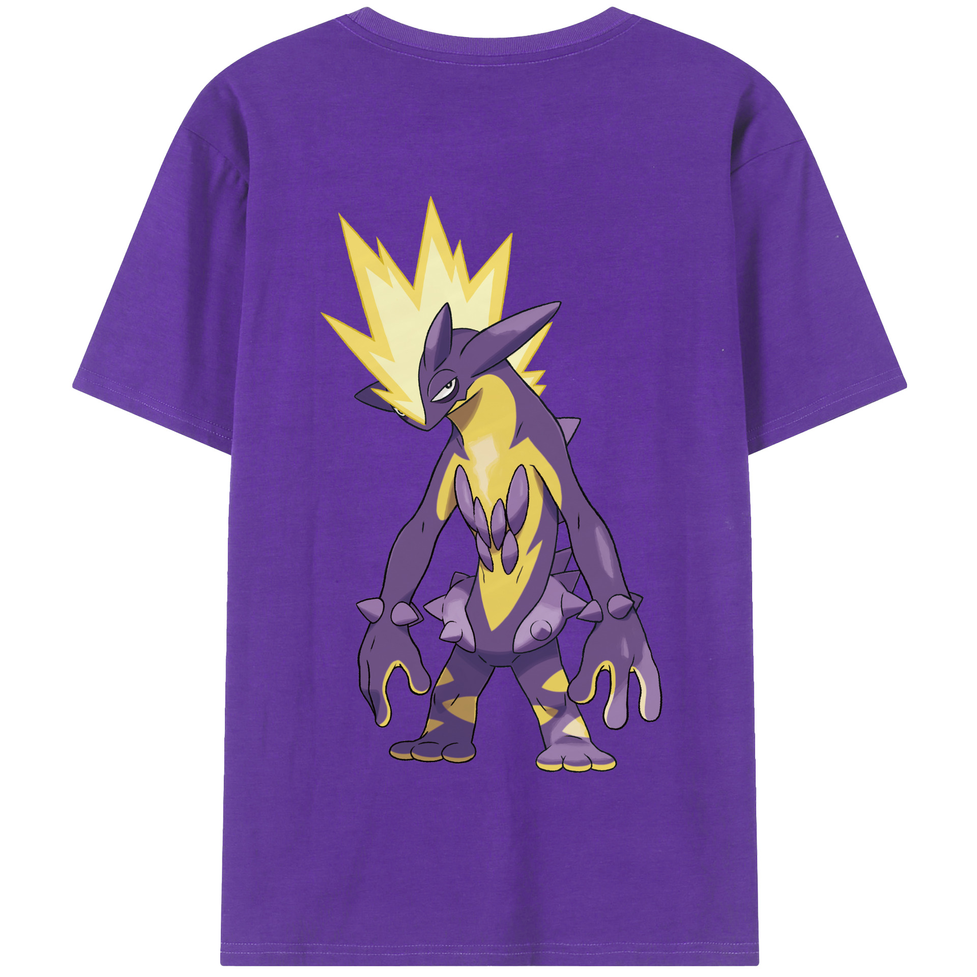 （画像用） ポケットモンスター Pokémon 綿100％半袖Tシャツ（背面プリント）