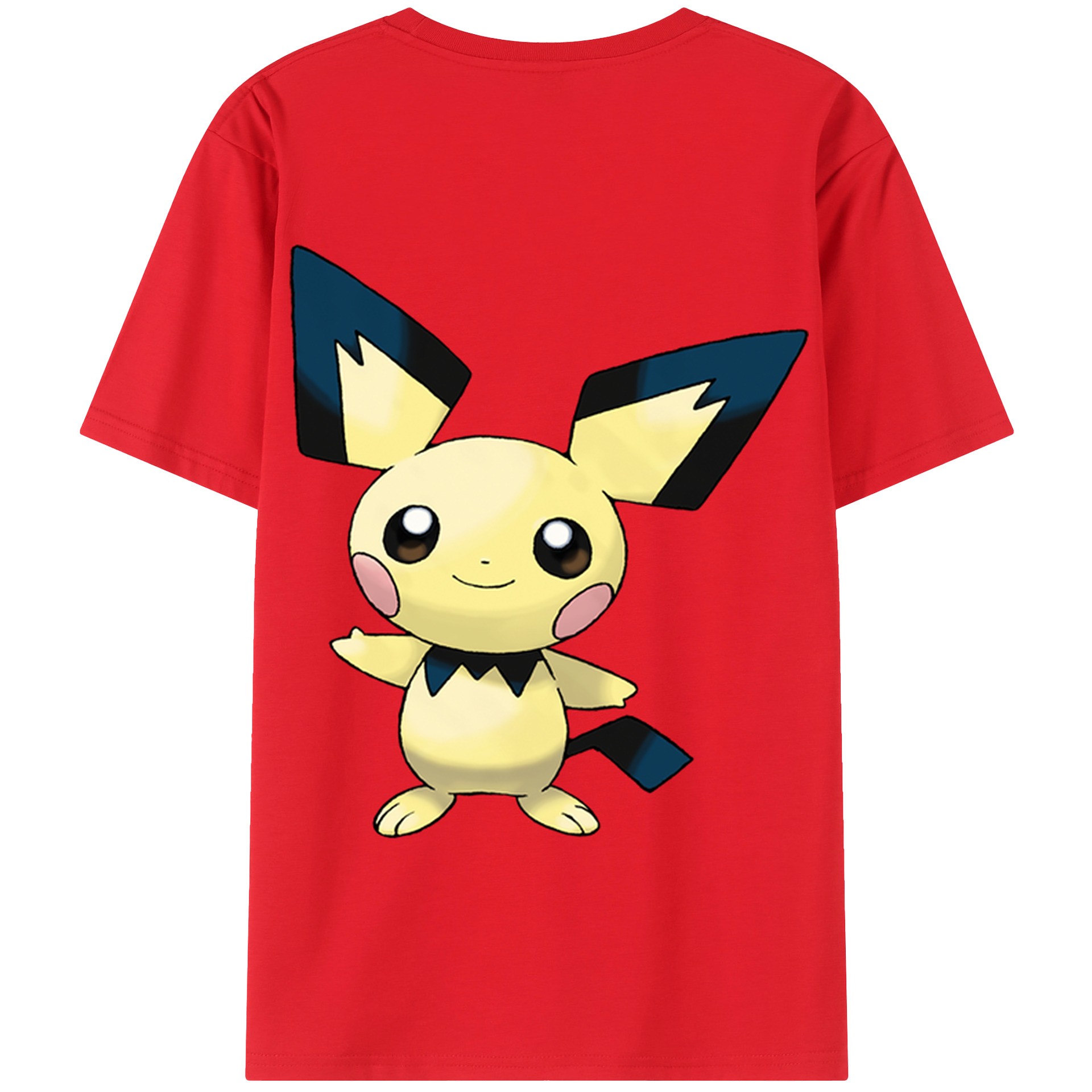 （画像用） ポケットモンスター Pokémon 綿100％半袖Tシャツ（背面プリント）