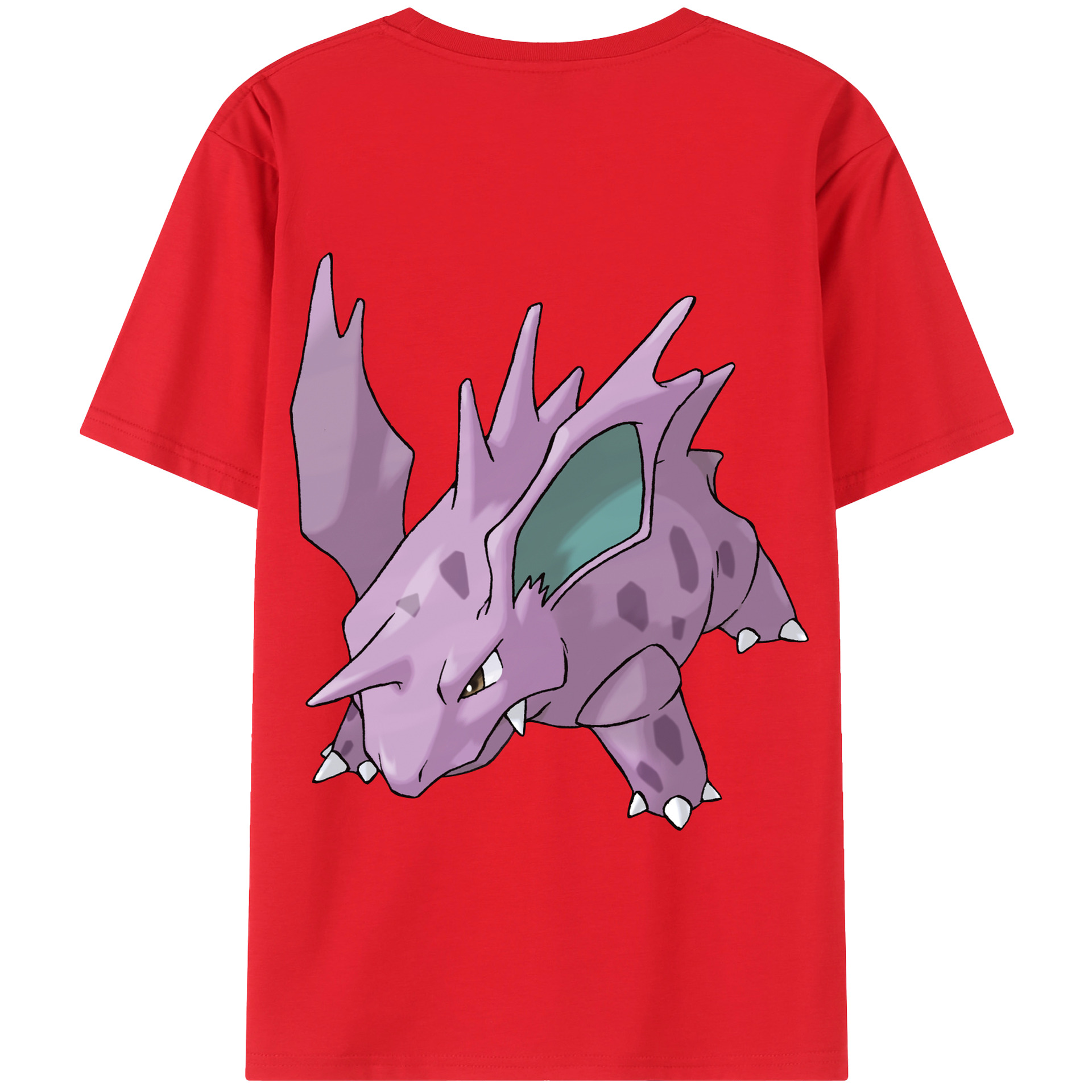 （画像用） ポケットモンスター Pokémon 綿100％半袖Tシャツ（背面プリント）