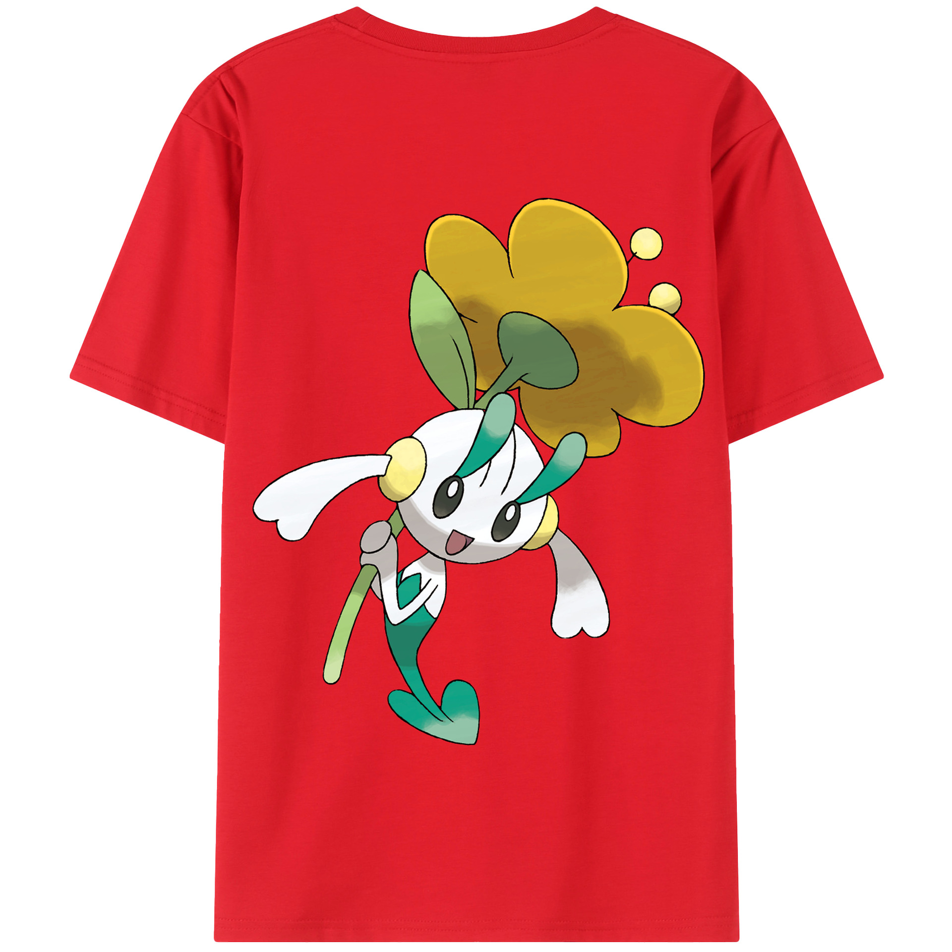 （画像用） ポケットモンスター Pokémon 綿100％半袖Tシャツ（背面プリント）