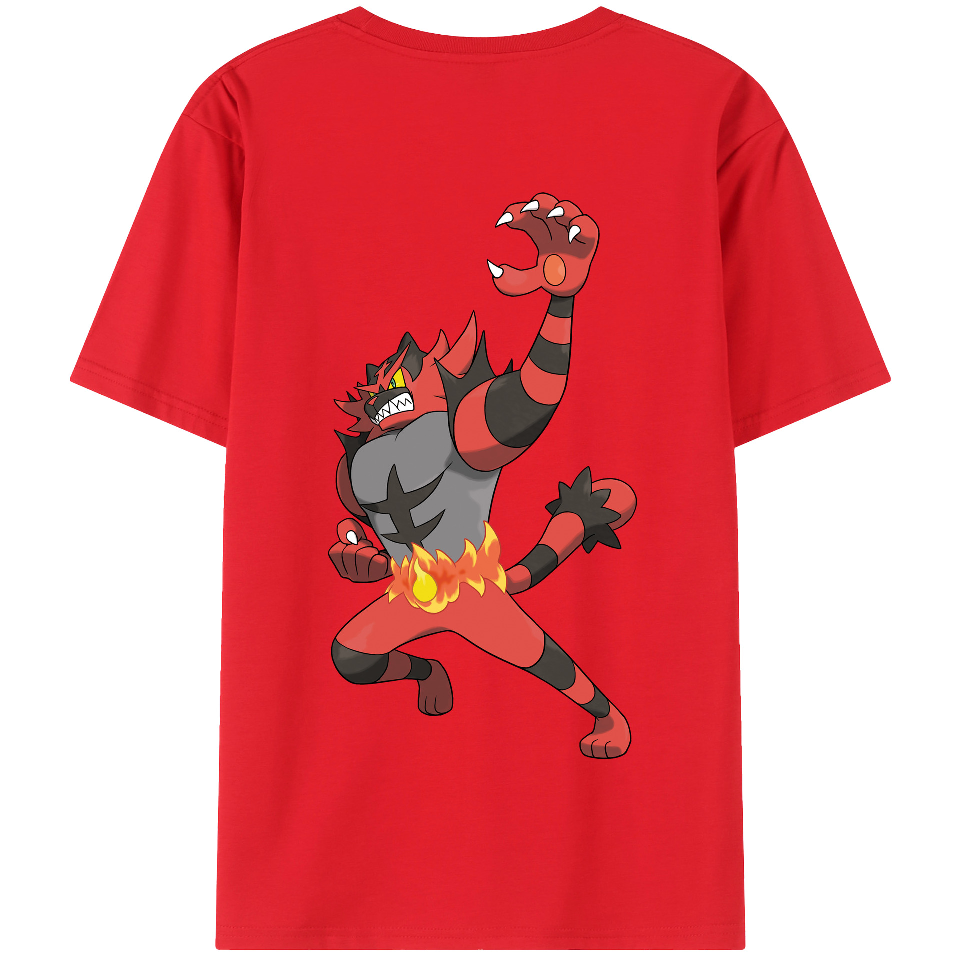 （画像用） ポケットモンスター Pokémon 綿100％半袖Tシャツ（背面プリント）